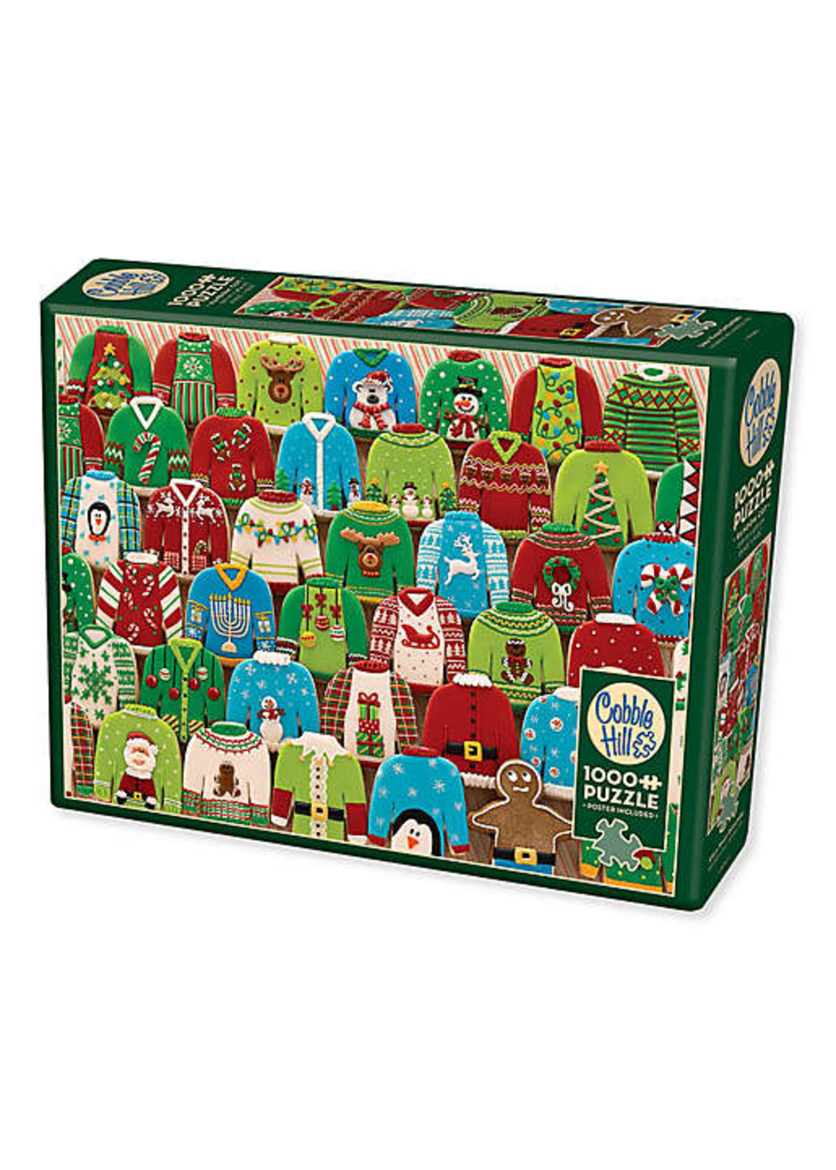 Cobble Hill "Ugly Xmas Sweaters" 1000 Piece Puzzle