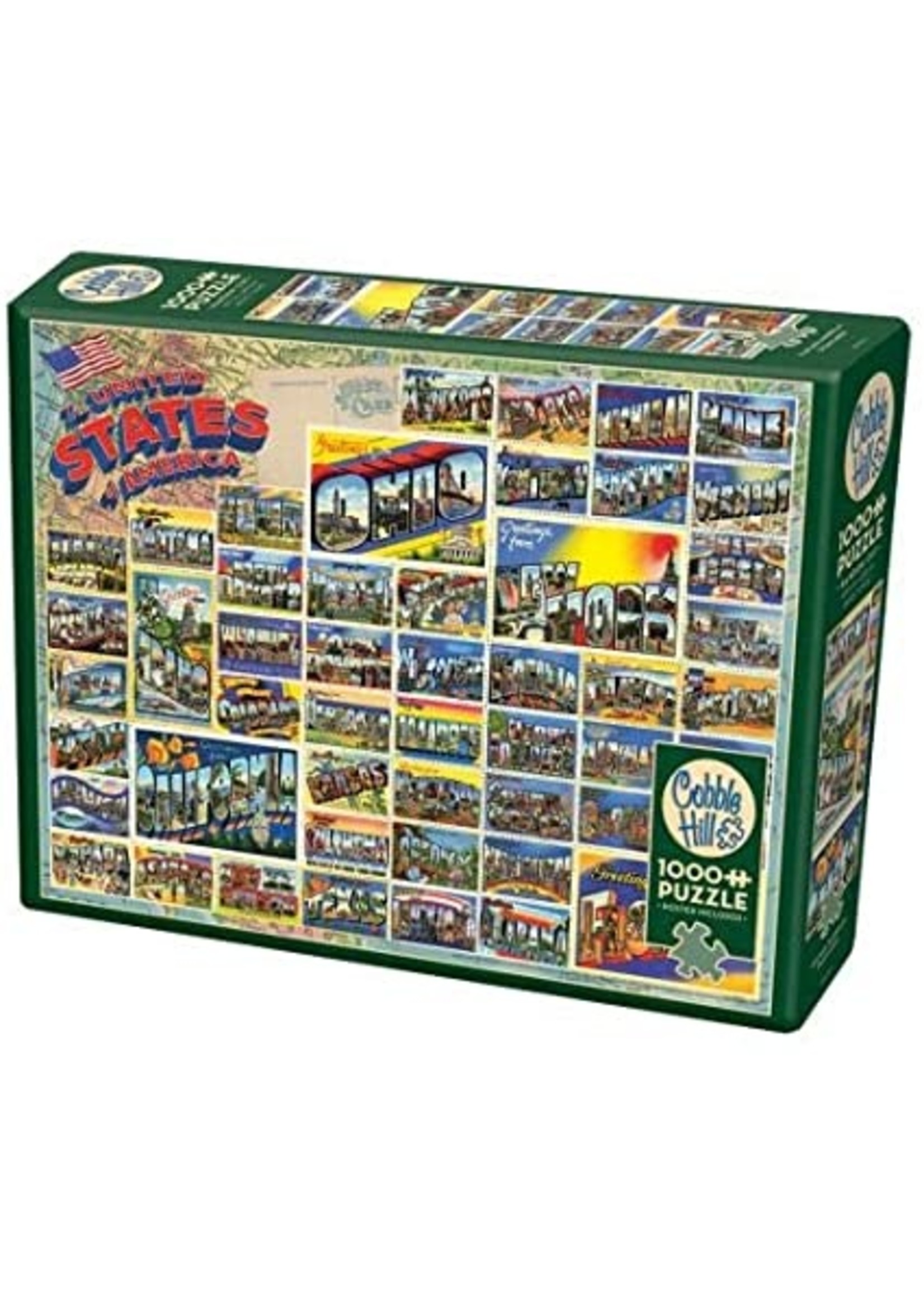 Cobble Hill "Vintage American Postcards" 1000 Piece Puzzle
