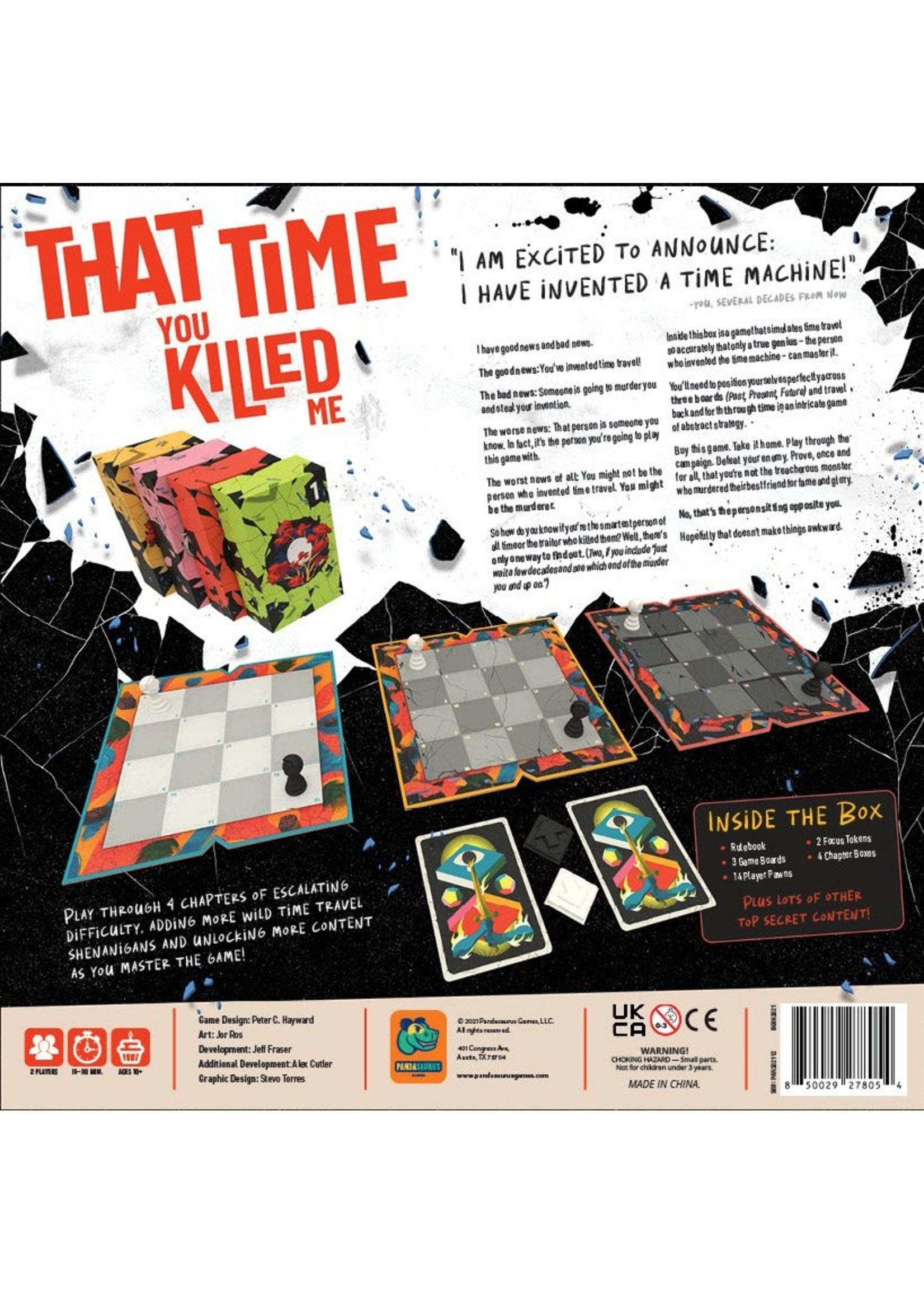 Pandasaurus Games That Time You Killed Me