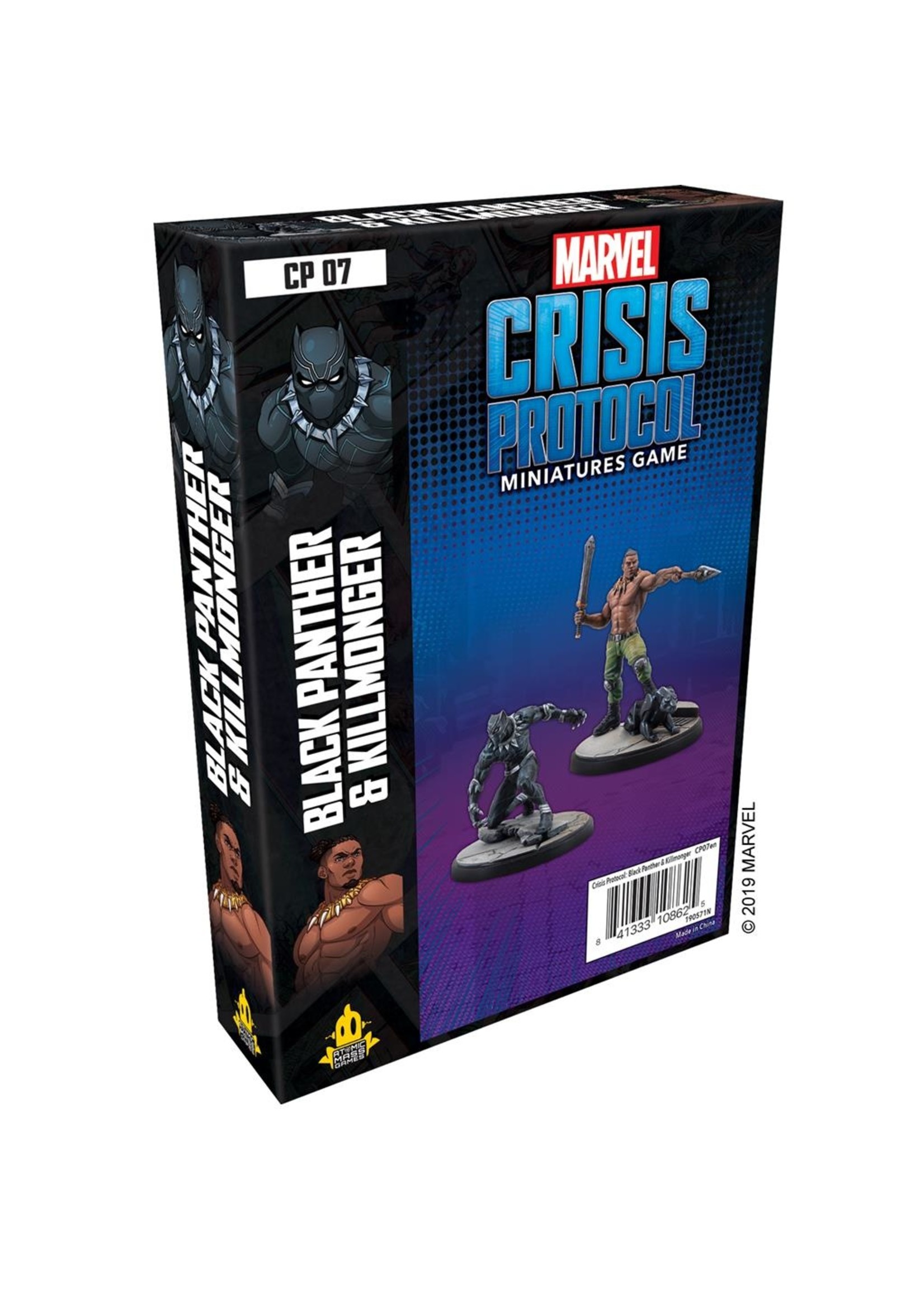 Atomic Mass Games Marvel Crisis Protocol : Black Panther and Killmonger