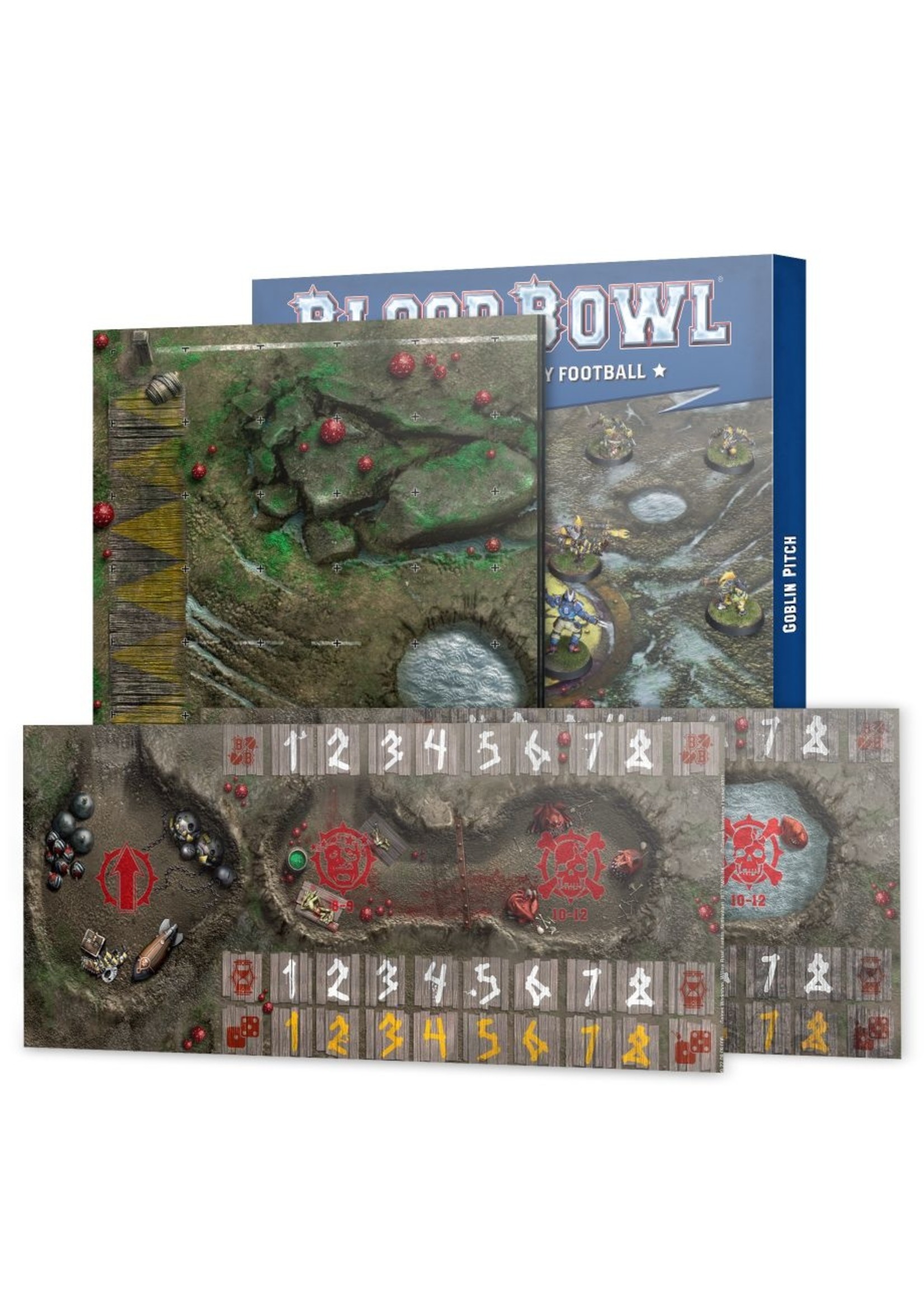 Games Workshop Blood Bowl: Goblin Pitch & Dugouts