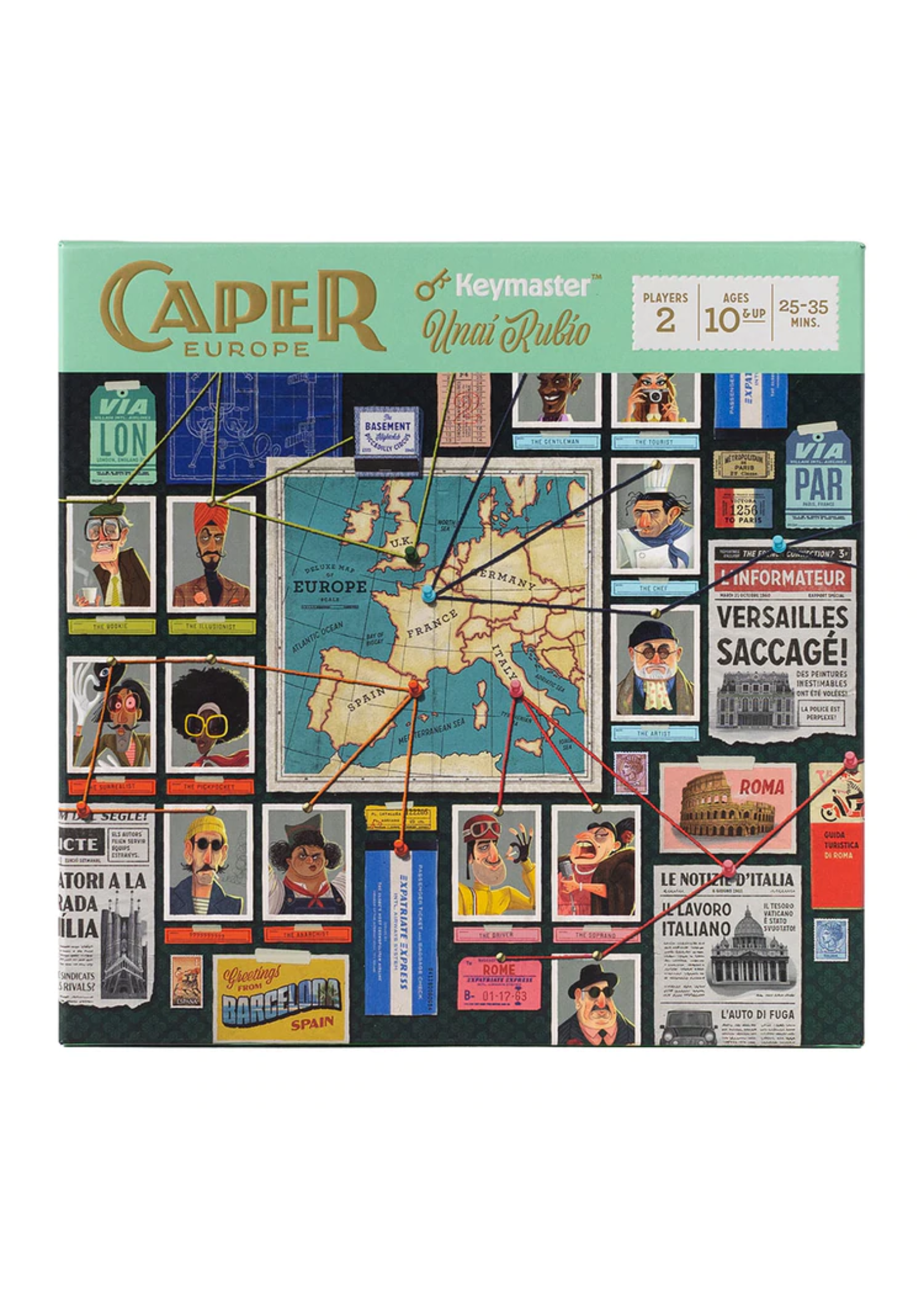 Keymaster Games Caper: Europe