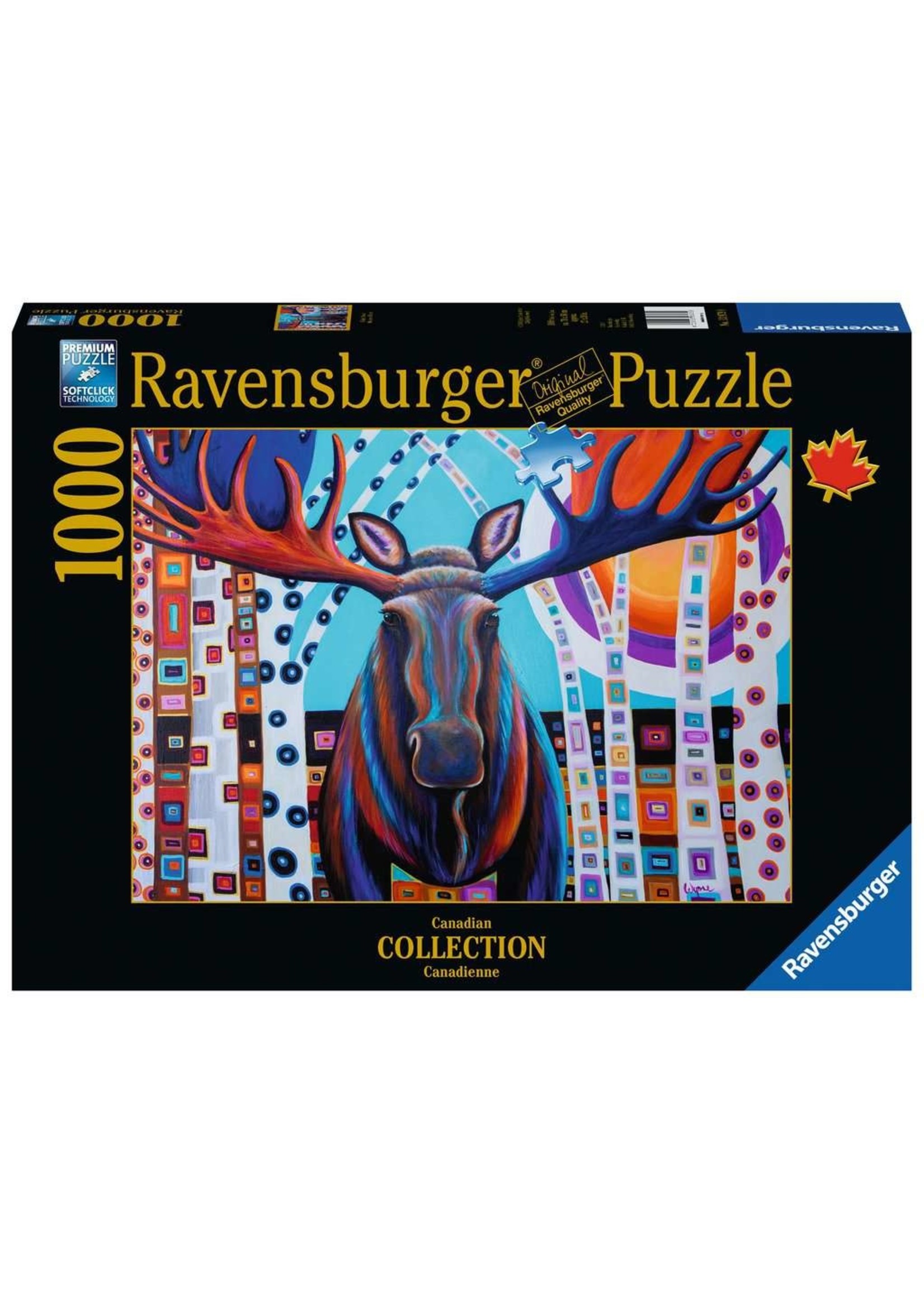 Ravensburger "Winter Moose" 1000 Piece Puzzle