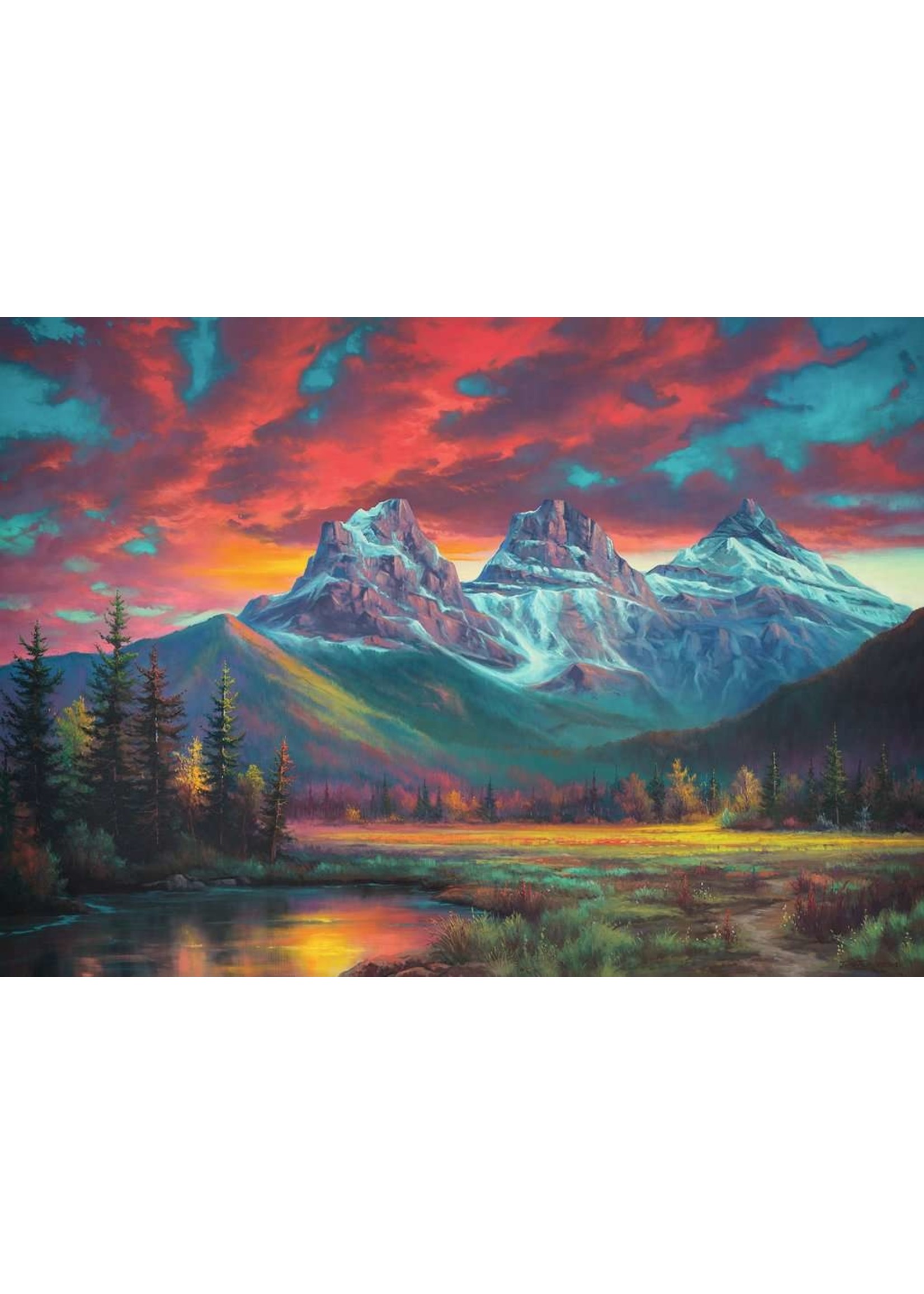 Ravensburger "Alberta's Three Sisters" 1000 Piece Puzzle