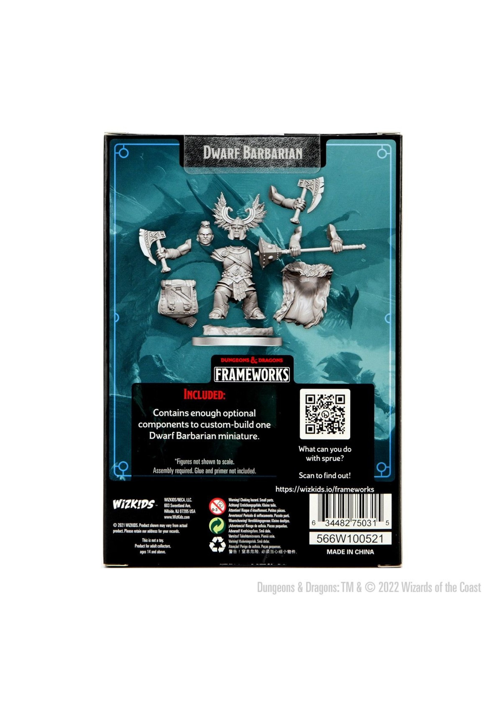 Wizkids D&D Frameworks Models: Dwarf Characters