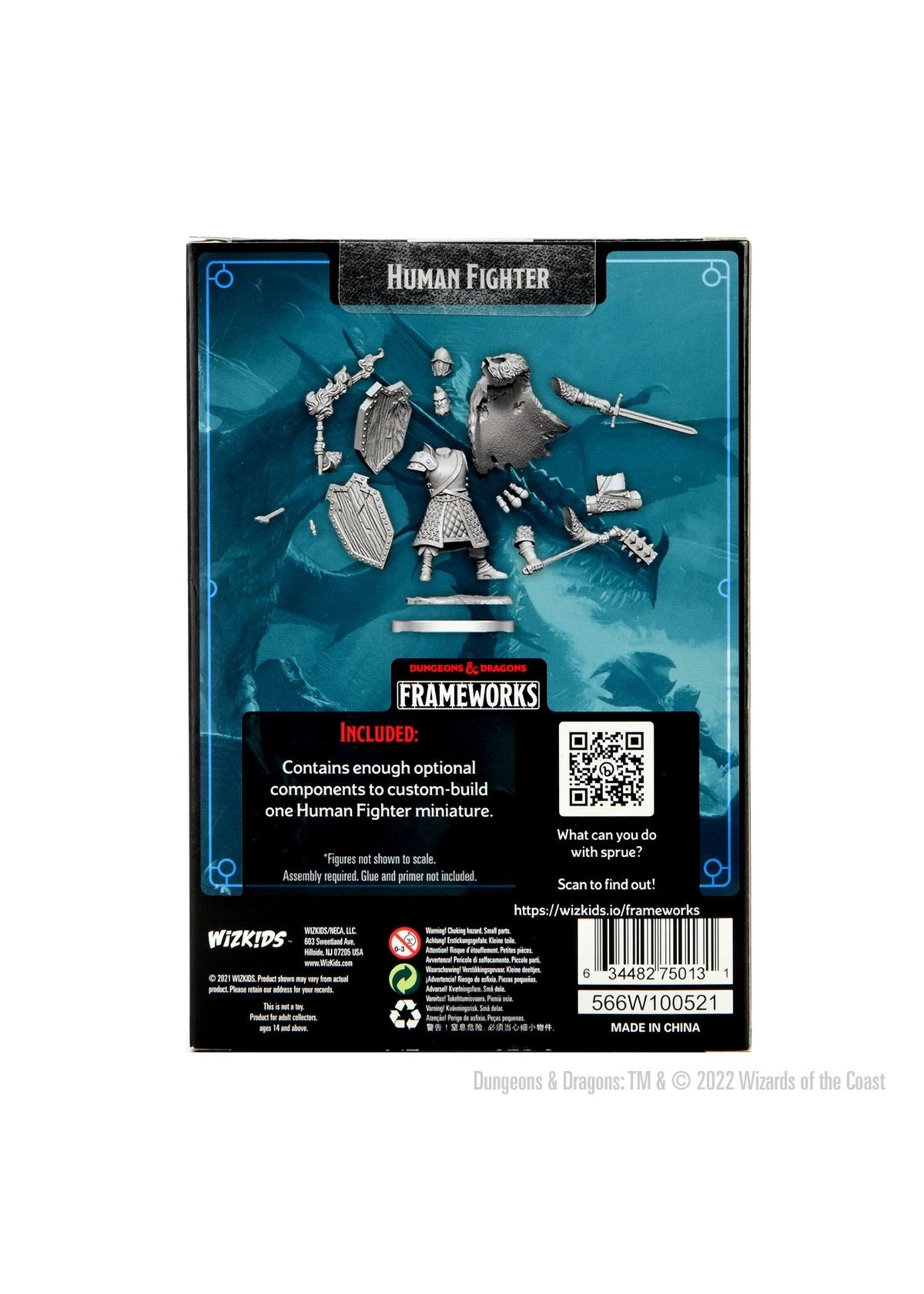 Wizkids D&D Frameworks Models: Human Characters (M)