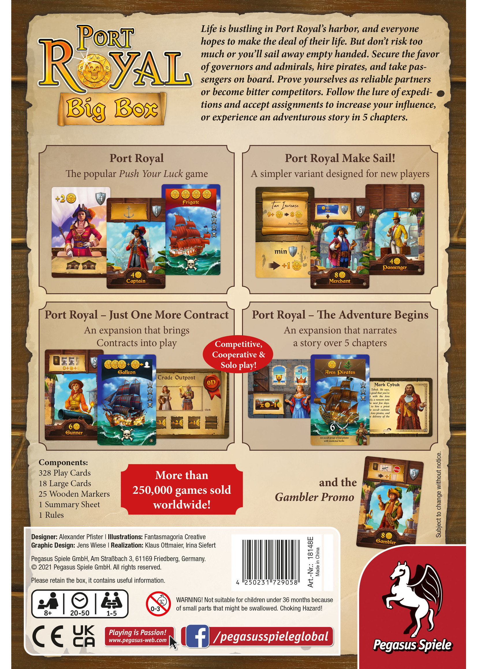Pegasus Spiele Port Royal: Big Box Edition