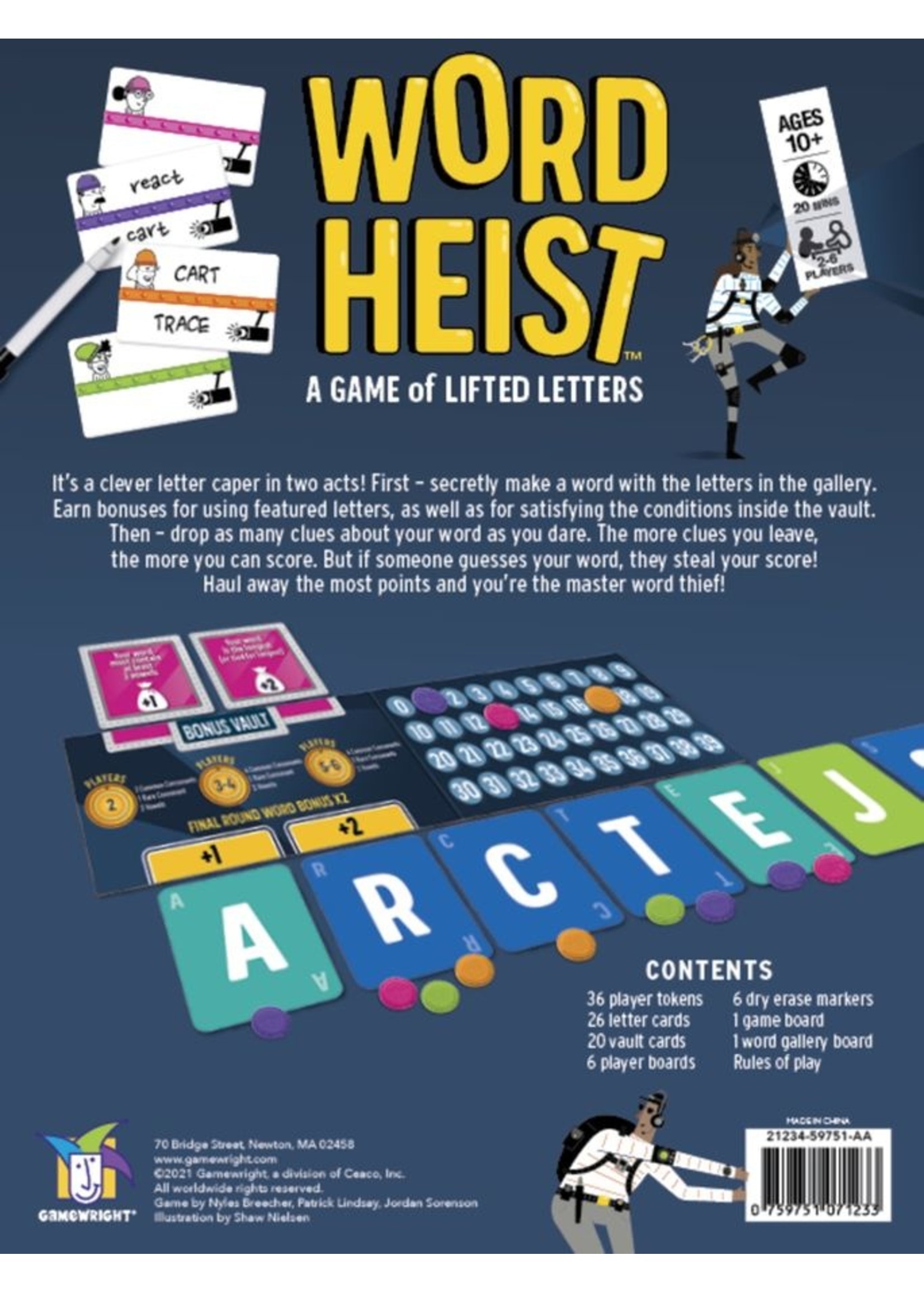 Gamewright Word Heist