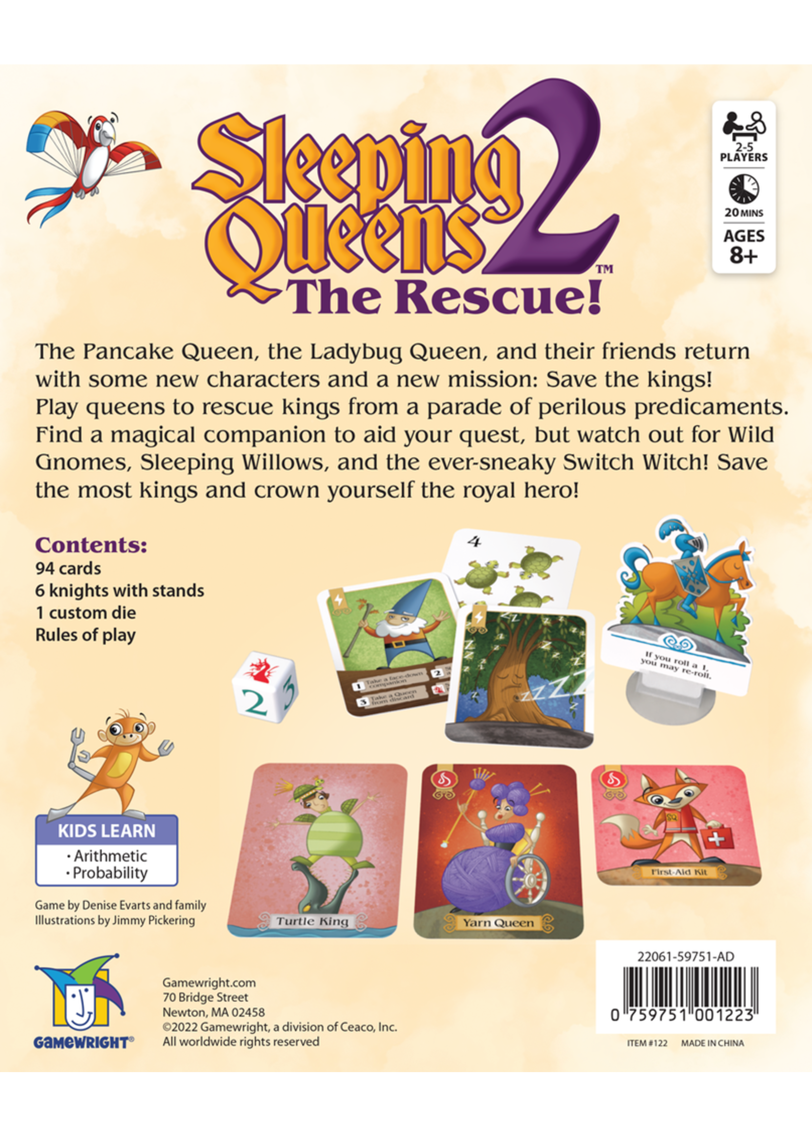 Gamewright Sleeping Queens 2: The Rescue!