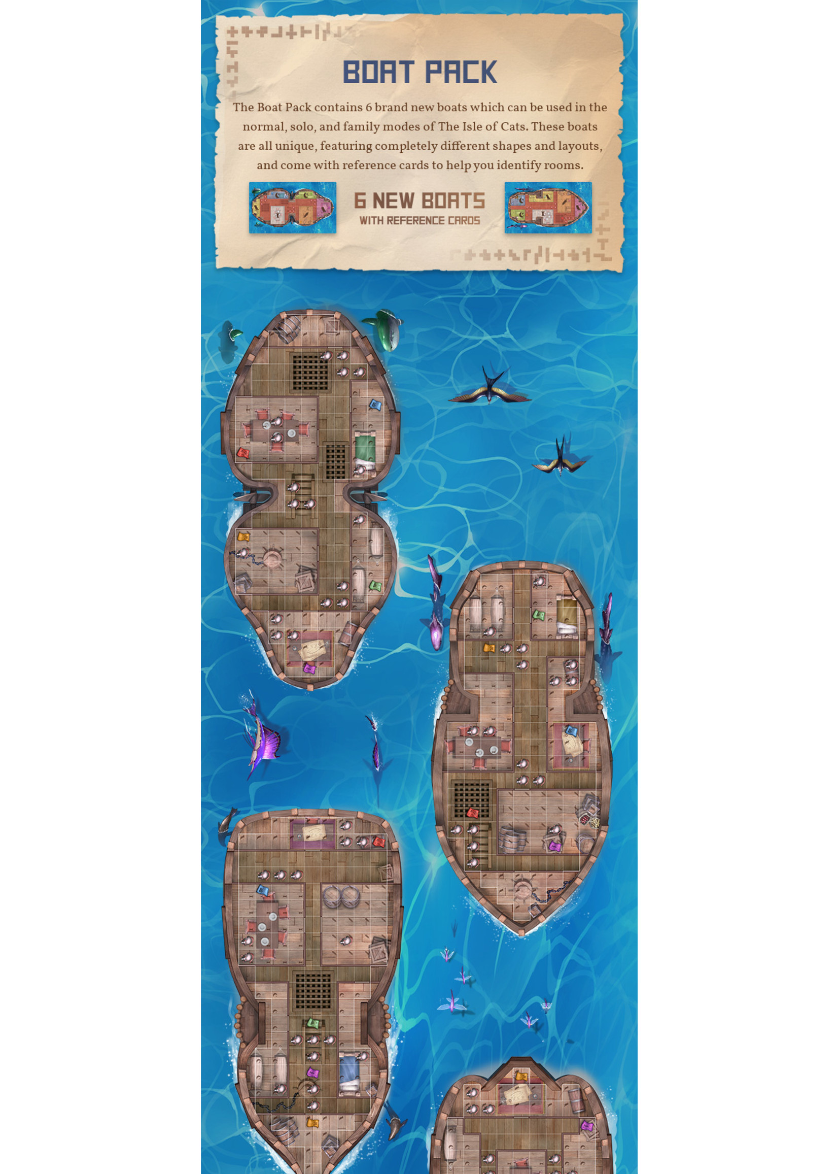 City of Games The Isle of Cats: Boat Pack