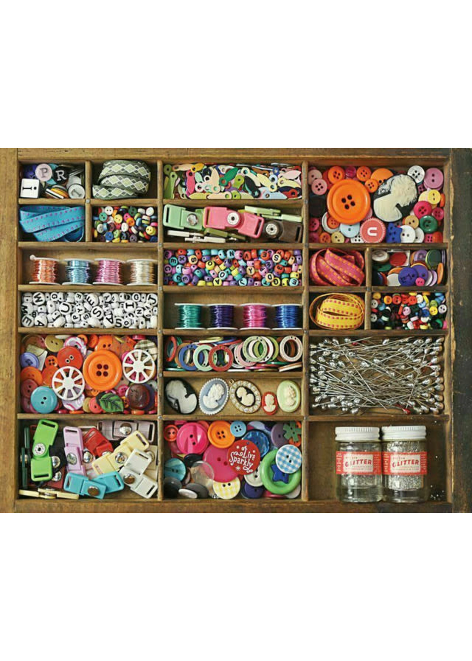Springbok Puzzles "The Sewing Box" 500 Piece Puzzle