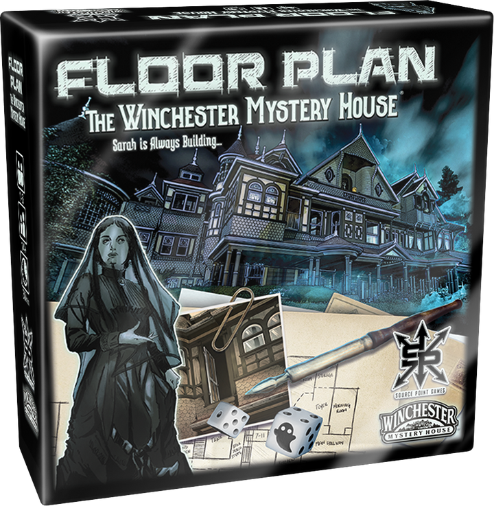 Floor Plan Winchester Mystery House Board Game Gamescape North
