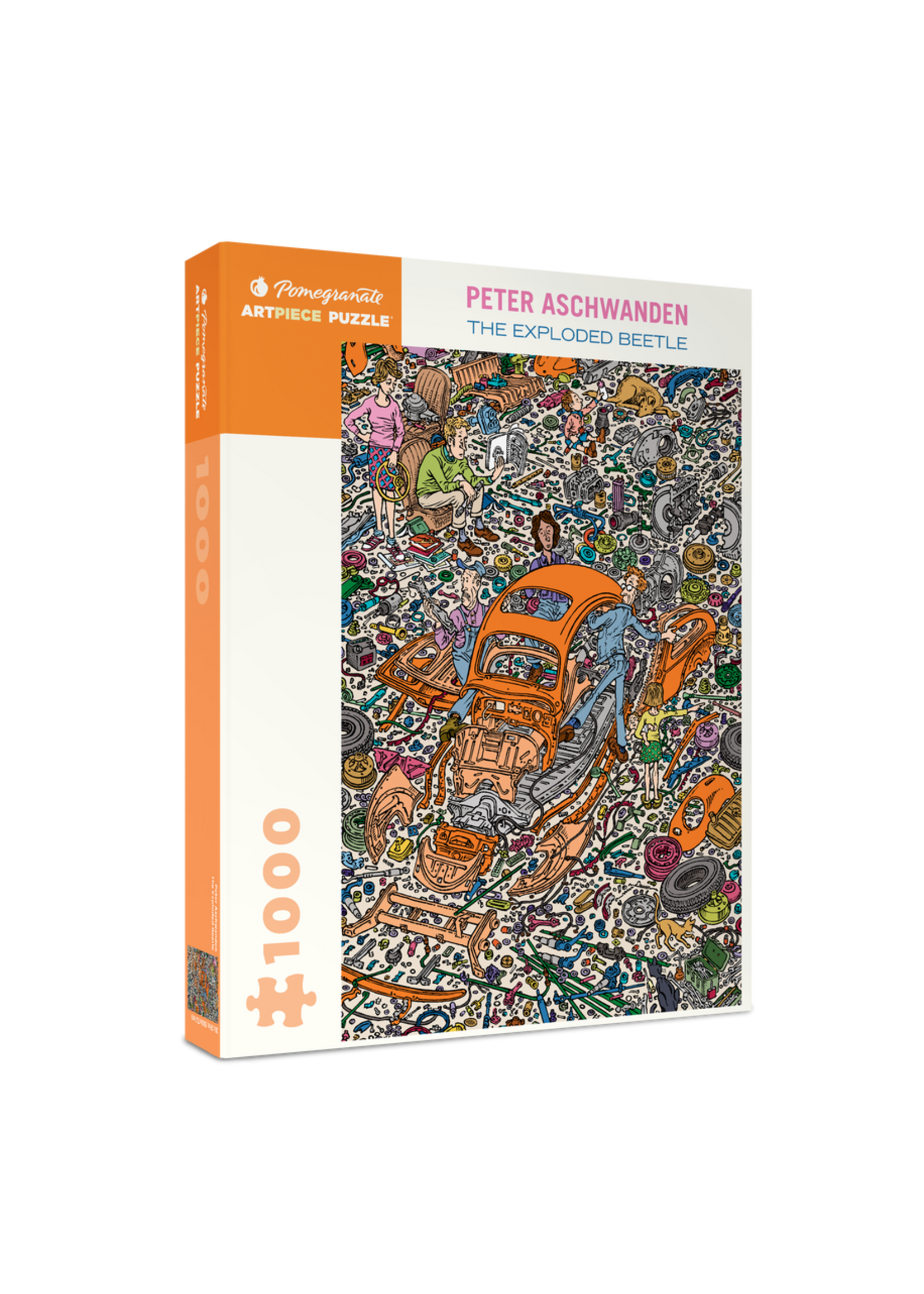 Pomegranate Peter Arschwanden: Exploded Beetle 1000 Piece Puzzle