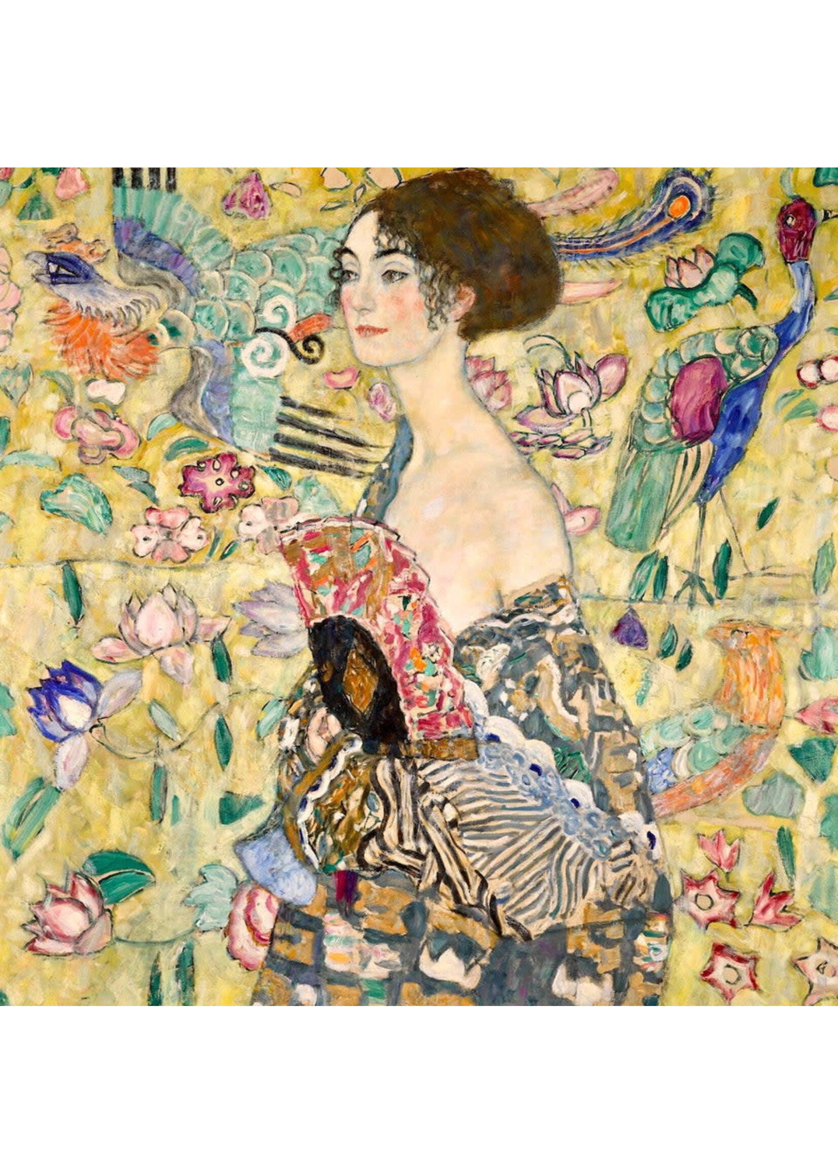 Artifact Puzzles "Klimt - Lady with Fan" Artifact Wooden Jigsaw Puzzle