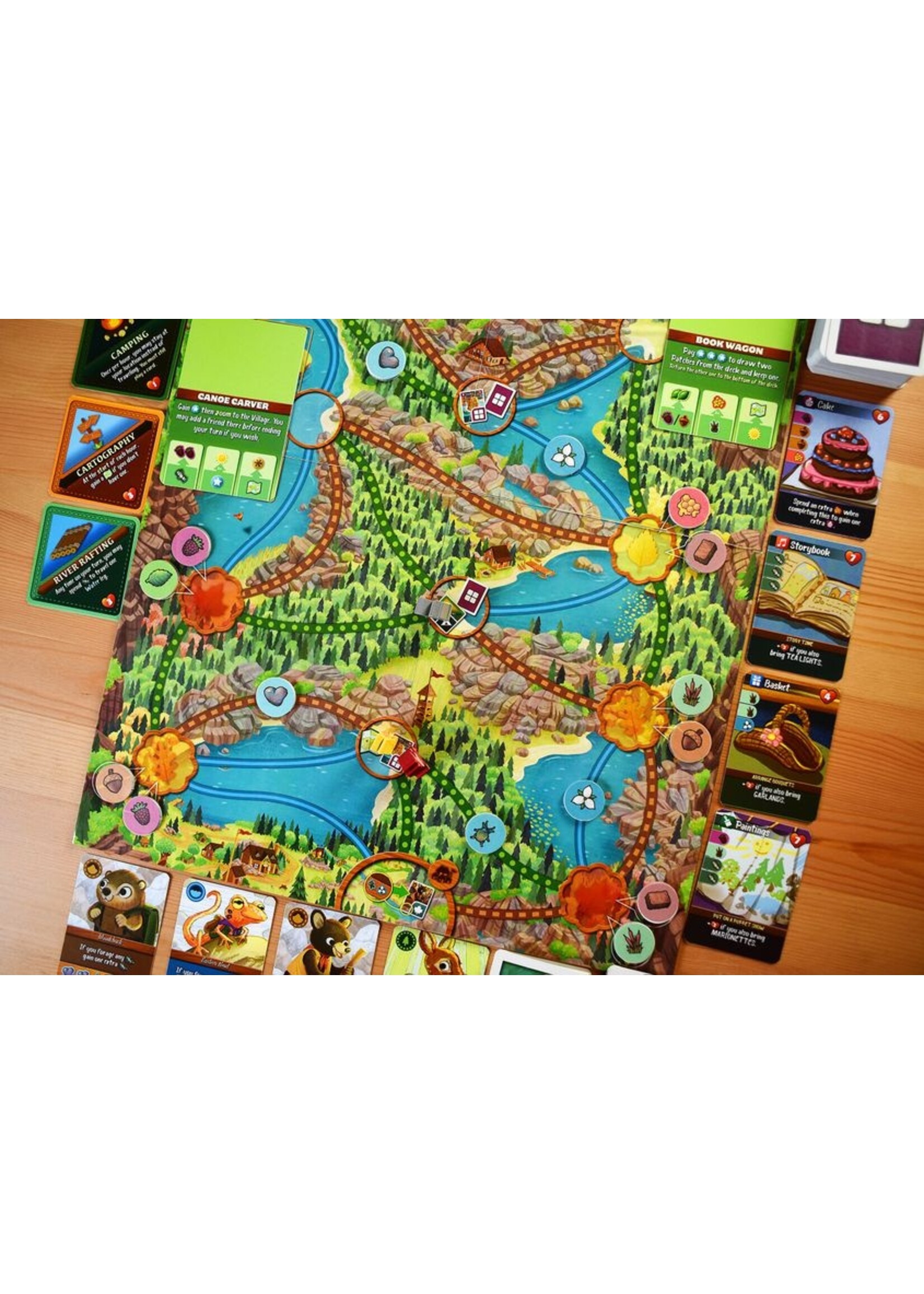 Kids Table Board Gaming Maple Valley: A Creature Comforts Game