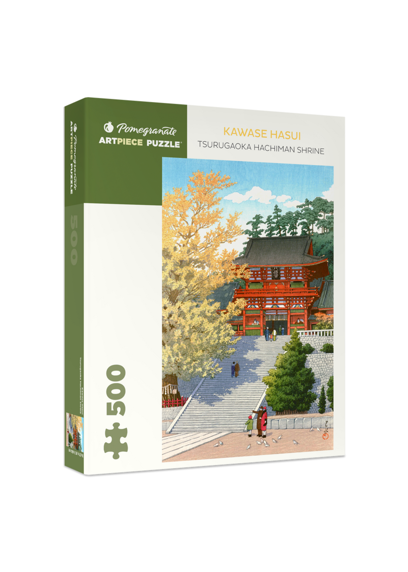 Pomegranate Kawase Hasui: Tsurugaoka Hachiman Shrine 500 Piece Puzzle