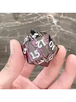 HD Dice Titan D20 Metal Purple