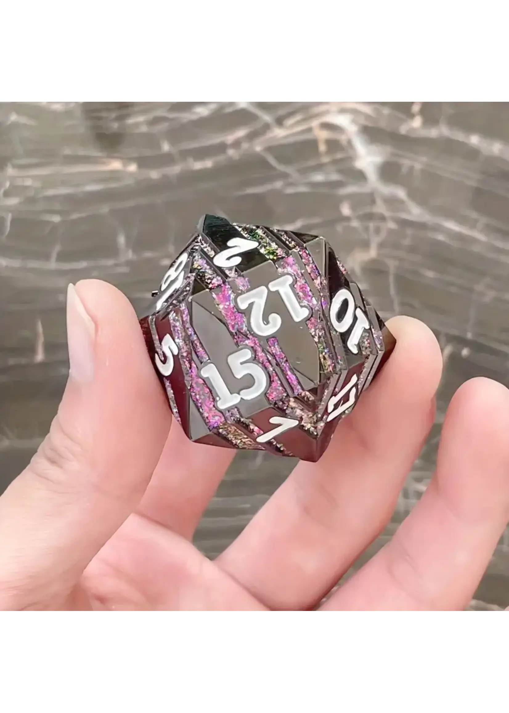 HD Dice Titan D20 Metal "The Manifest" (Purple)