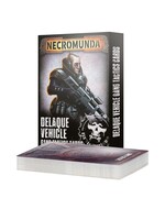 Games Workshop Necromunda: Delaque Vehicle Tactics Cards