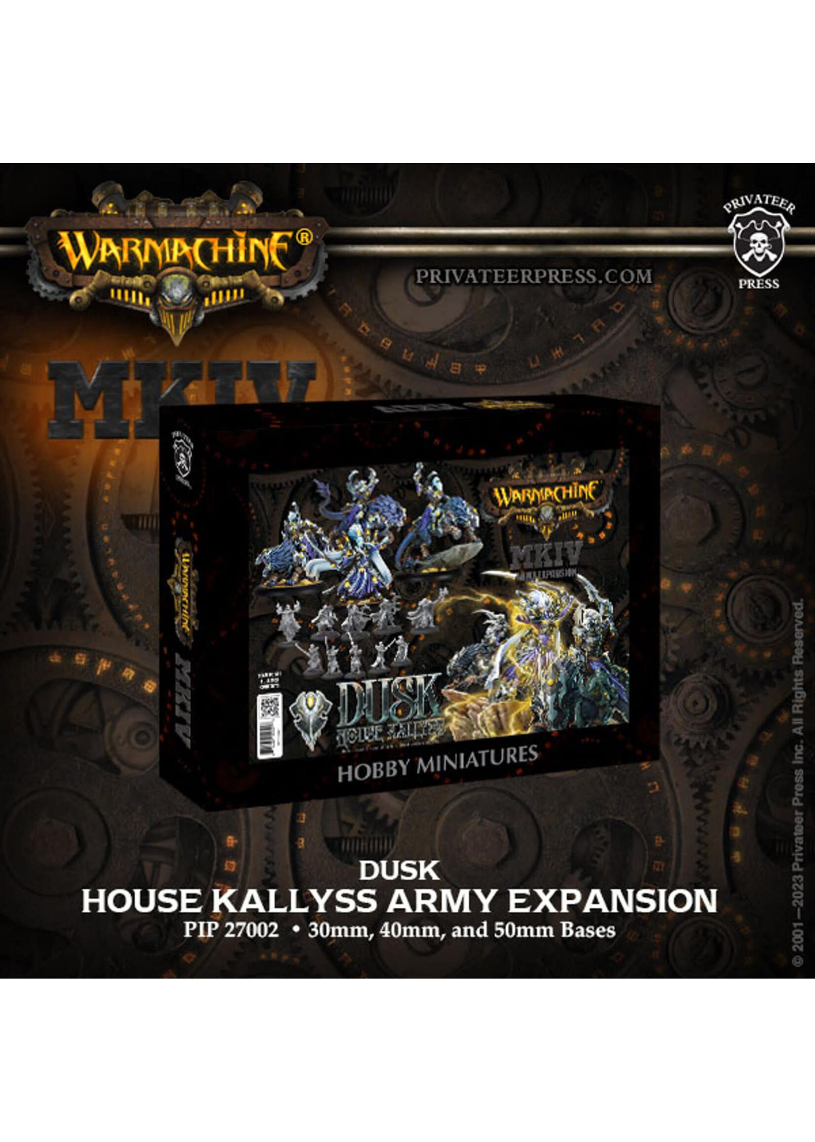 Privateer Press Warmachine MKIV Dusk House Kallyss Army Expansion