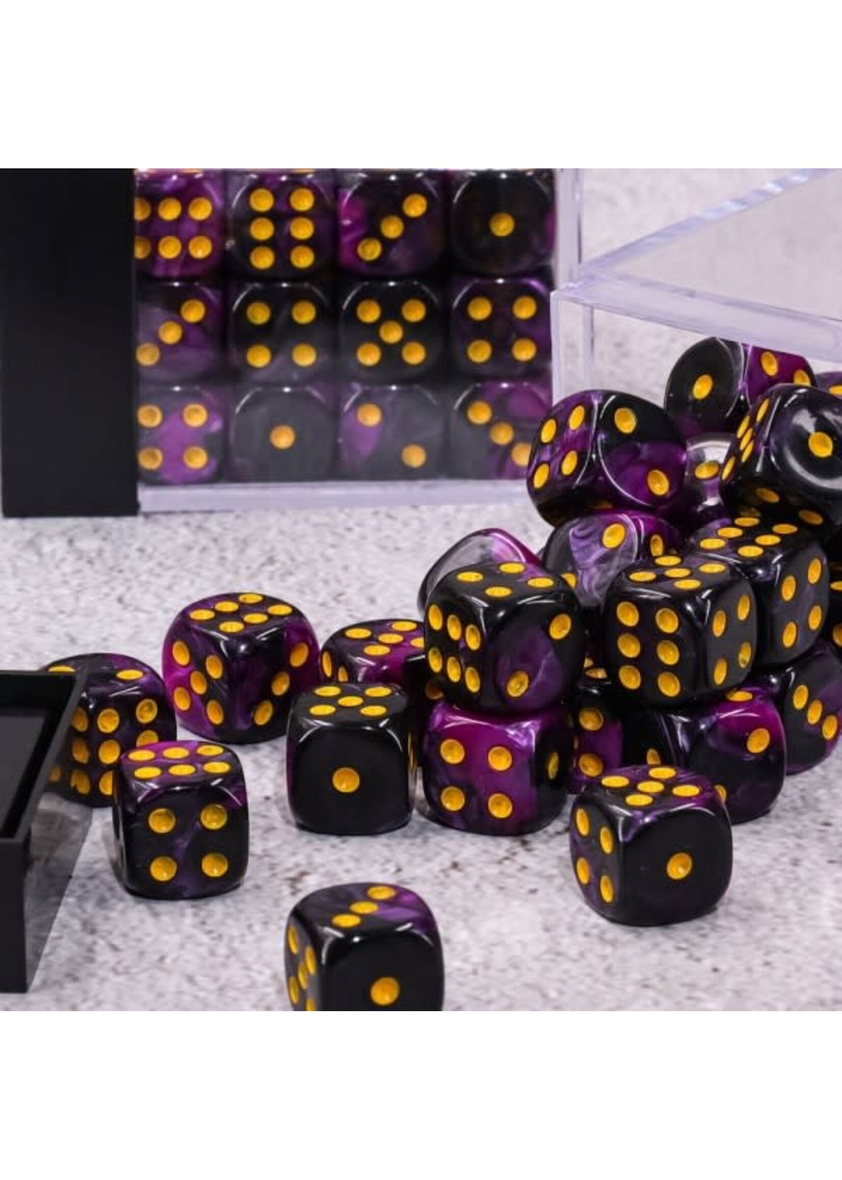 HD Dice 12mm D6 (36) Purple / Black