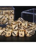 HD Dice 12mm D6 (36) Beige Pearl