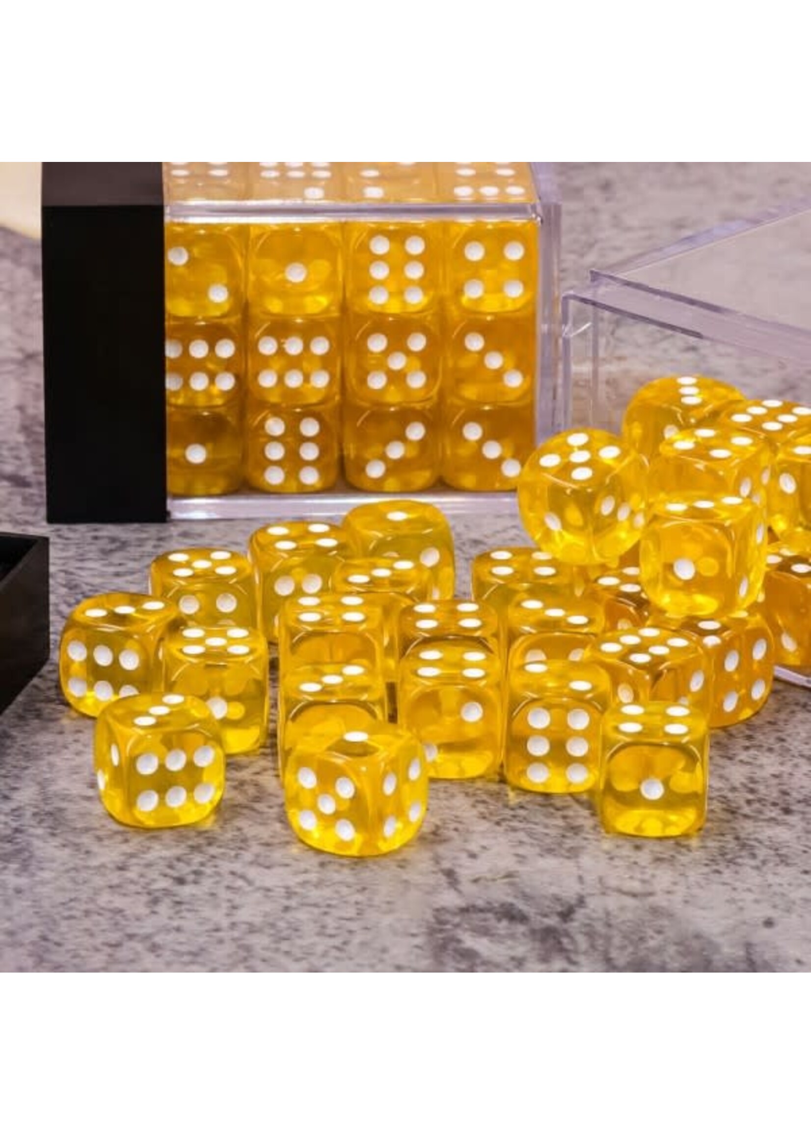 HD Dice 12mm D6 (36) Translucent Yellow