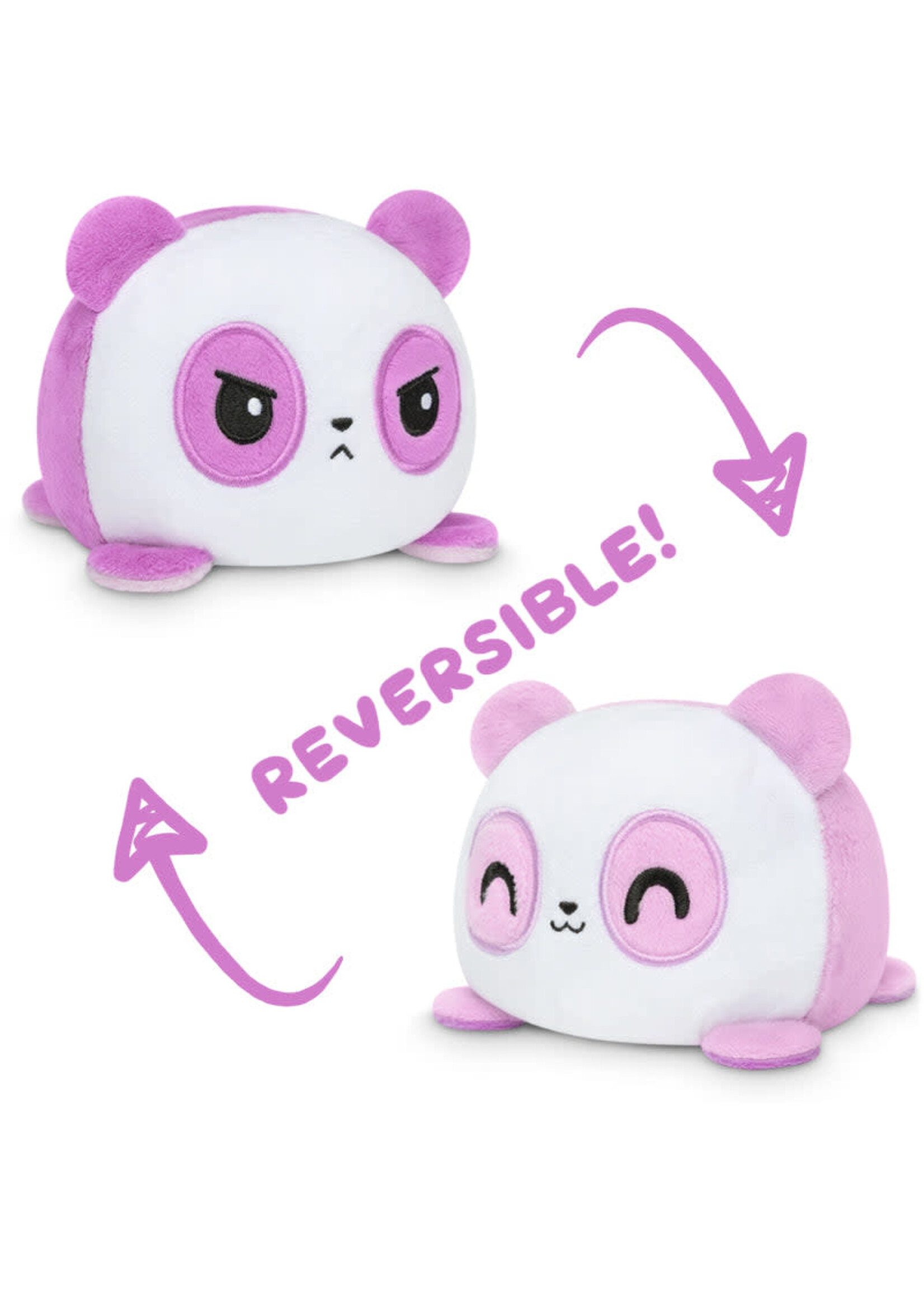 TeeTurtle TeeTurtle Reversible Animal Plushies Panda (Purple / Light Purple)