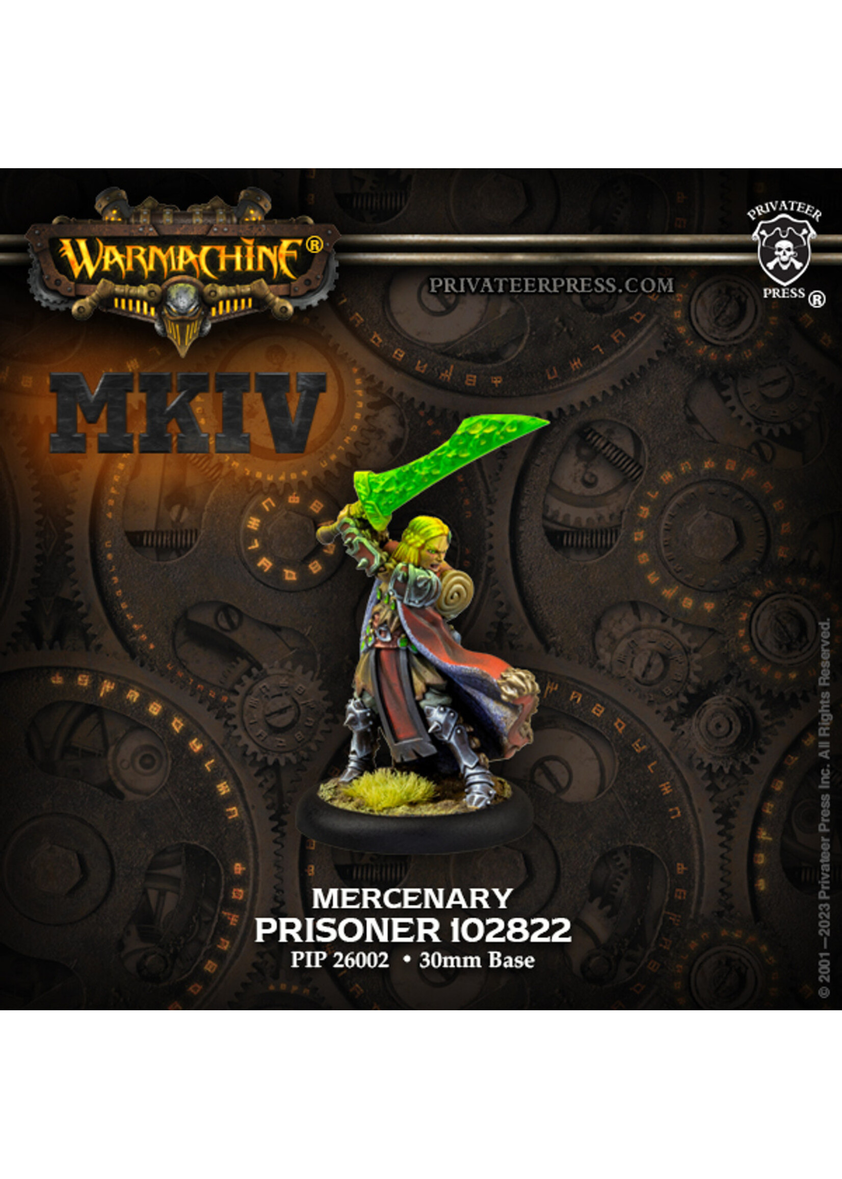 Privateer Press Warmachine MKIV Mercenaries Prisoner 102822