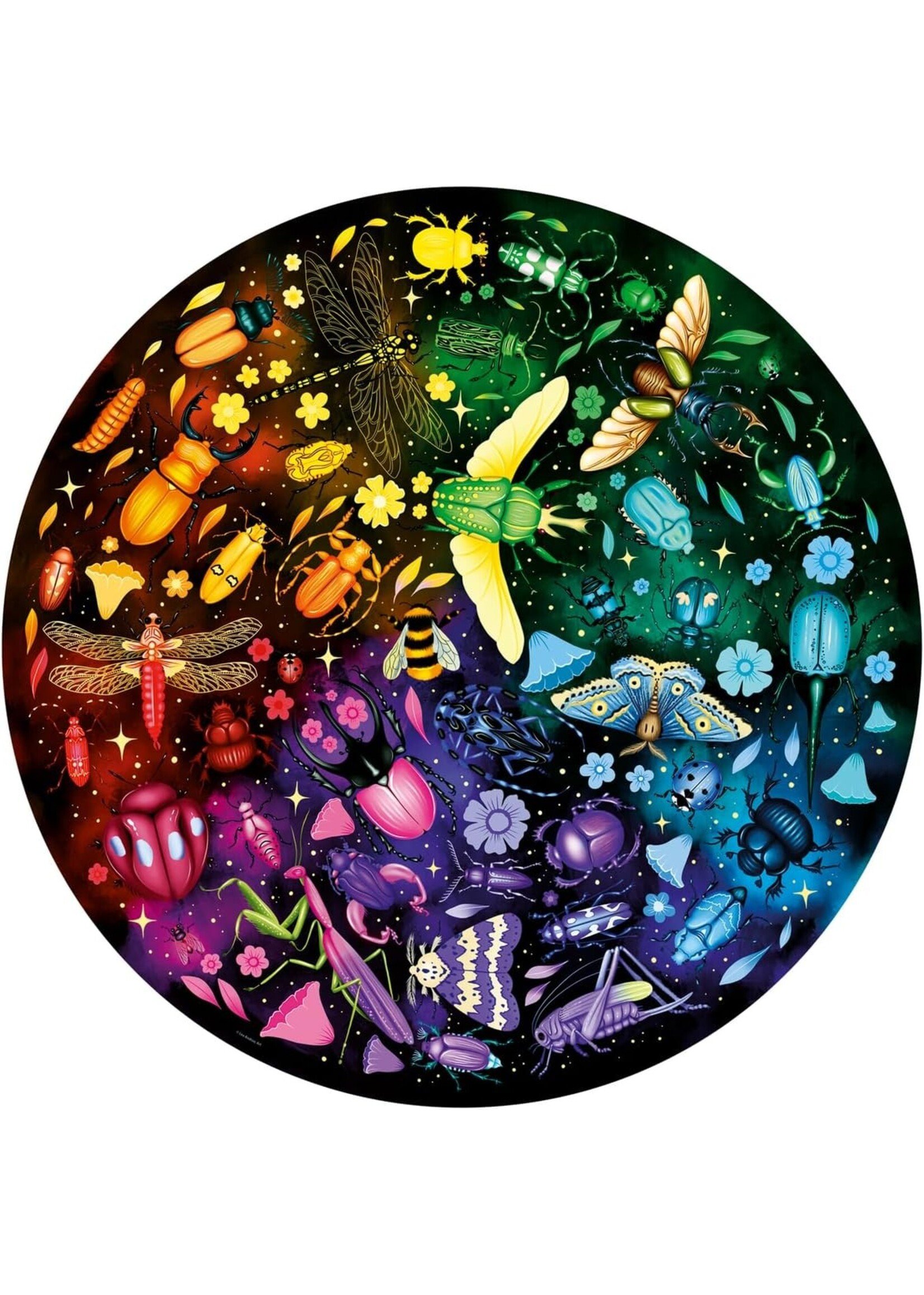 Ravensburger "Circle of Colors: Insects"  500 Piece Round Puzzle
