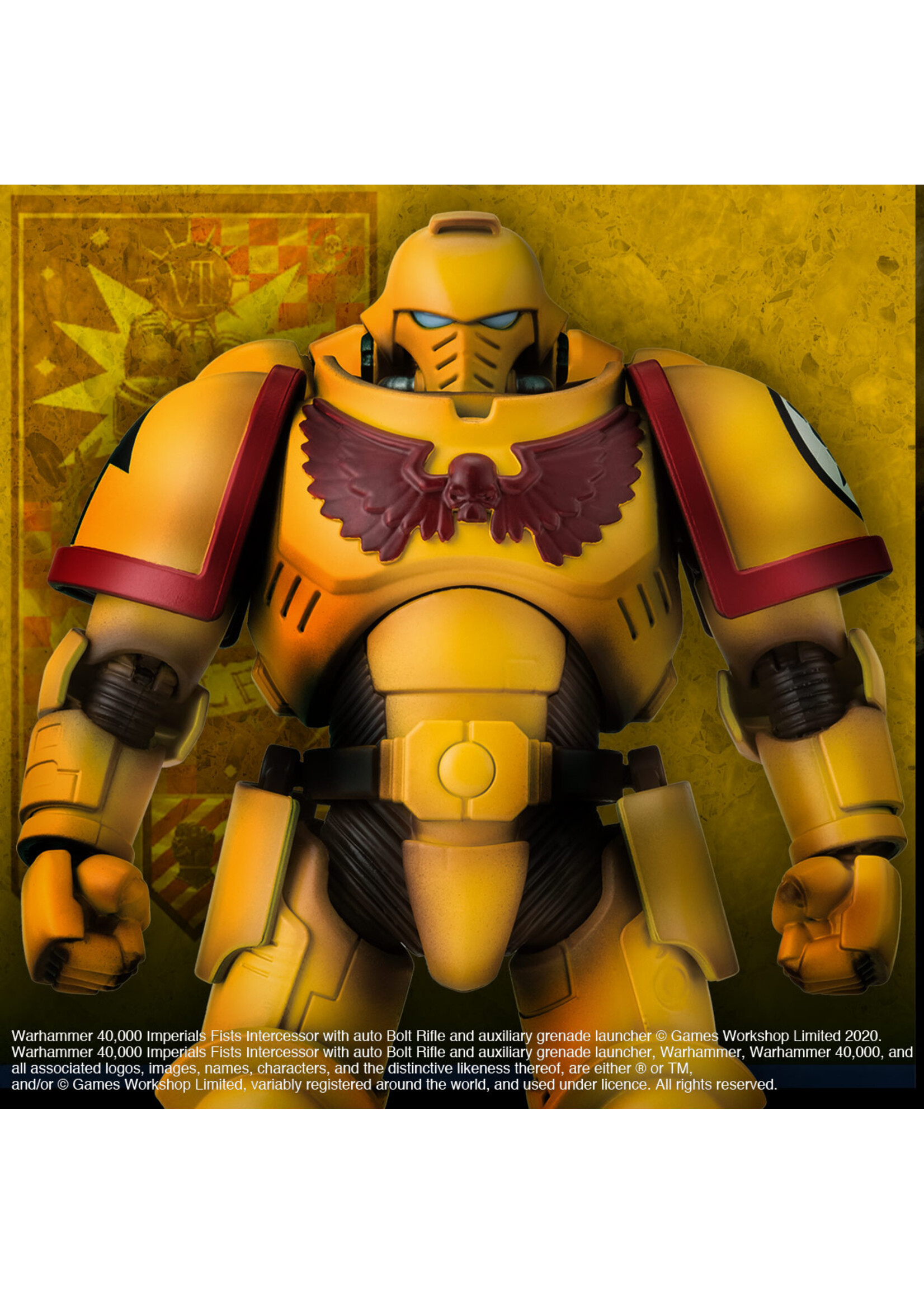 Bandai Space Marine Imperial Fist Intercessor