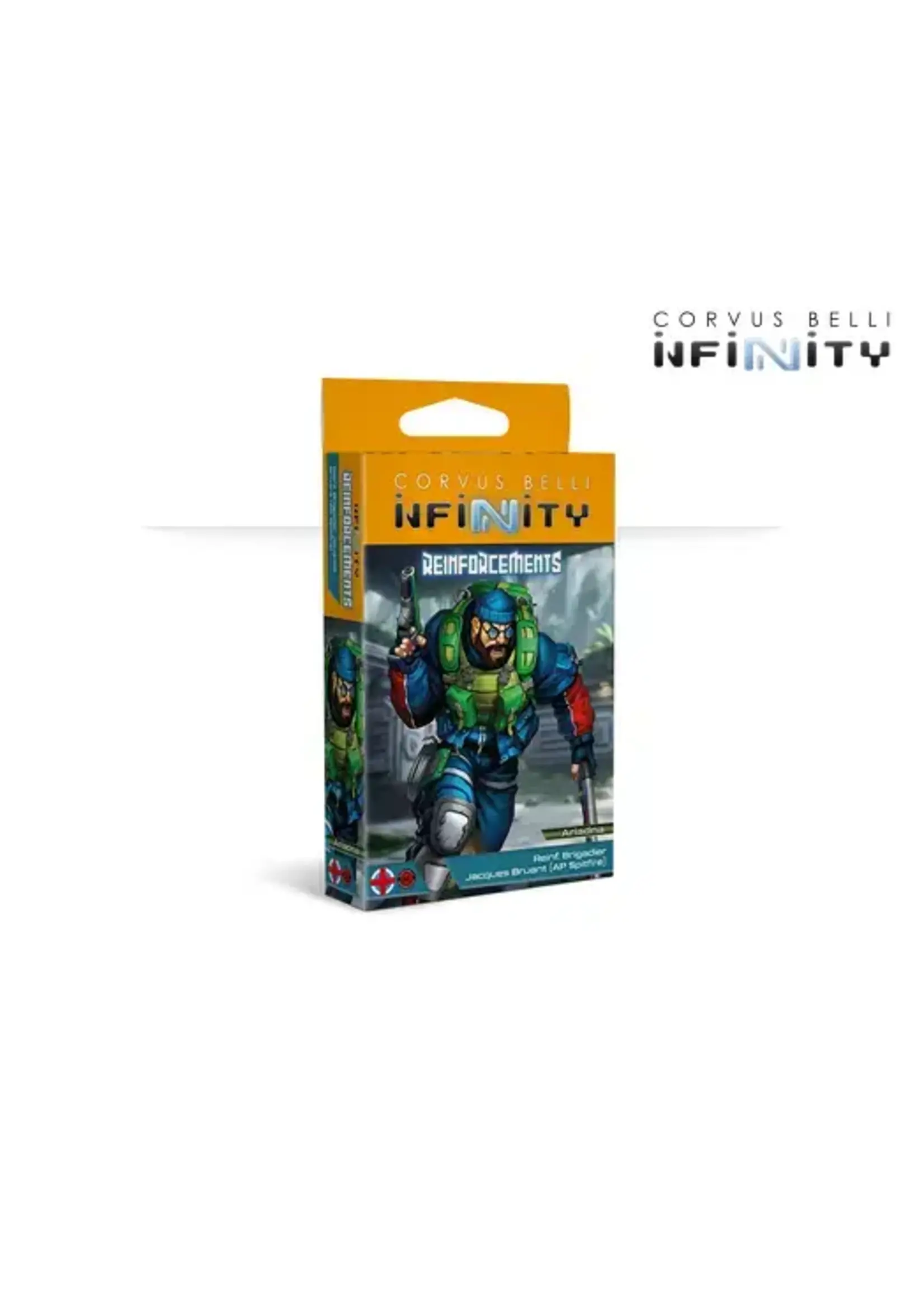 Corvus Belli Infinity: Ariadna - Reinforcement Brigadier  Jacques Bruant (AP Spitfire)