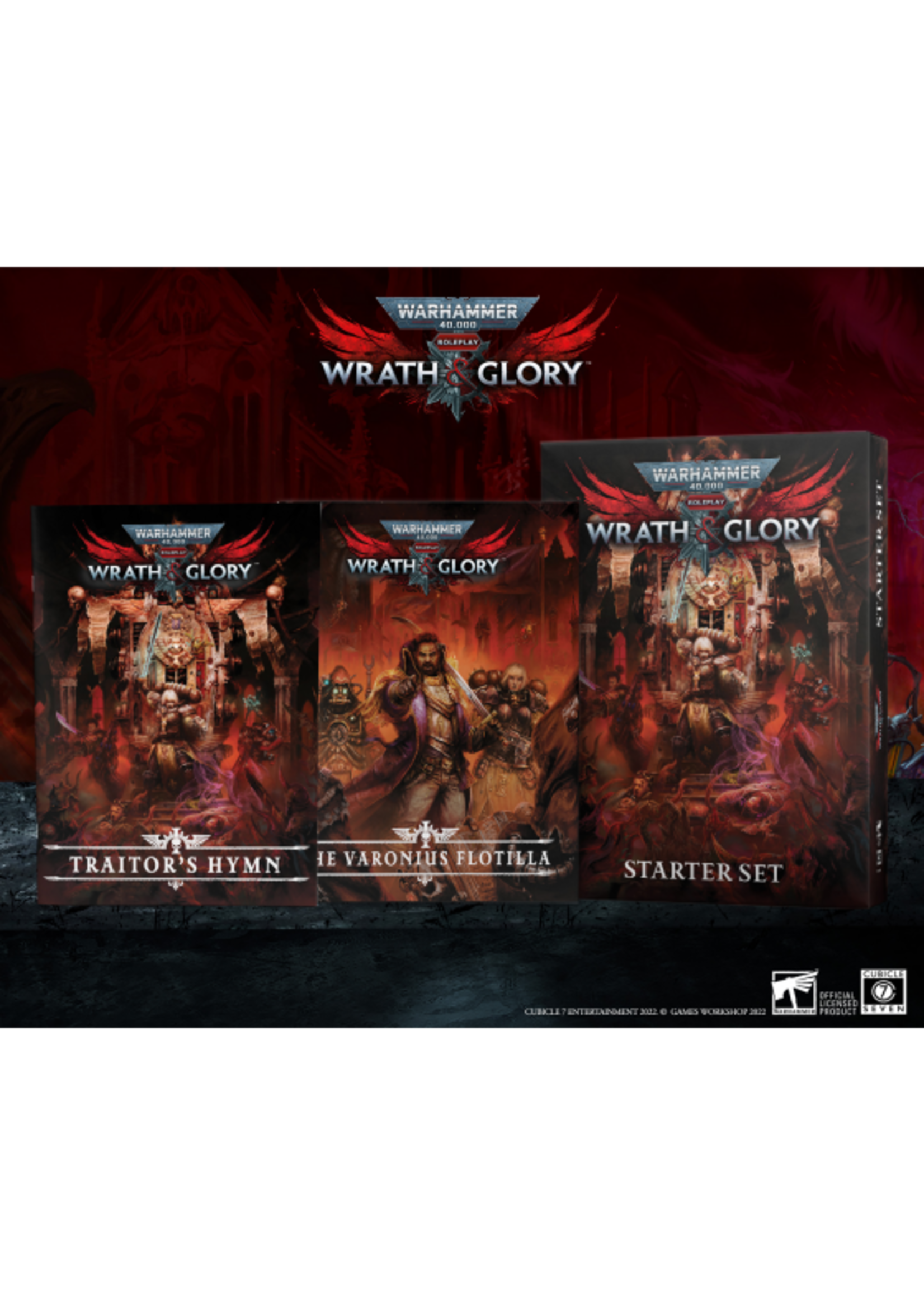 Cubicle 7 Warhammer 40K Wrath & Glory RPG: Starter Set