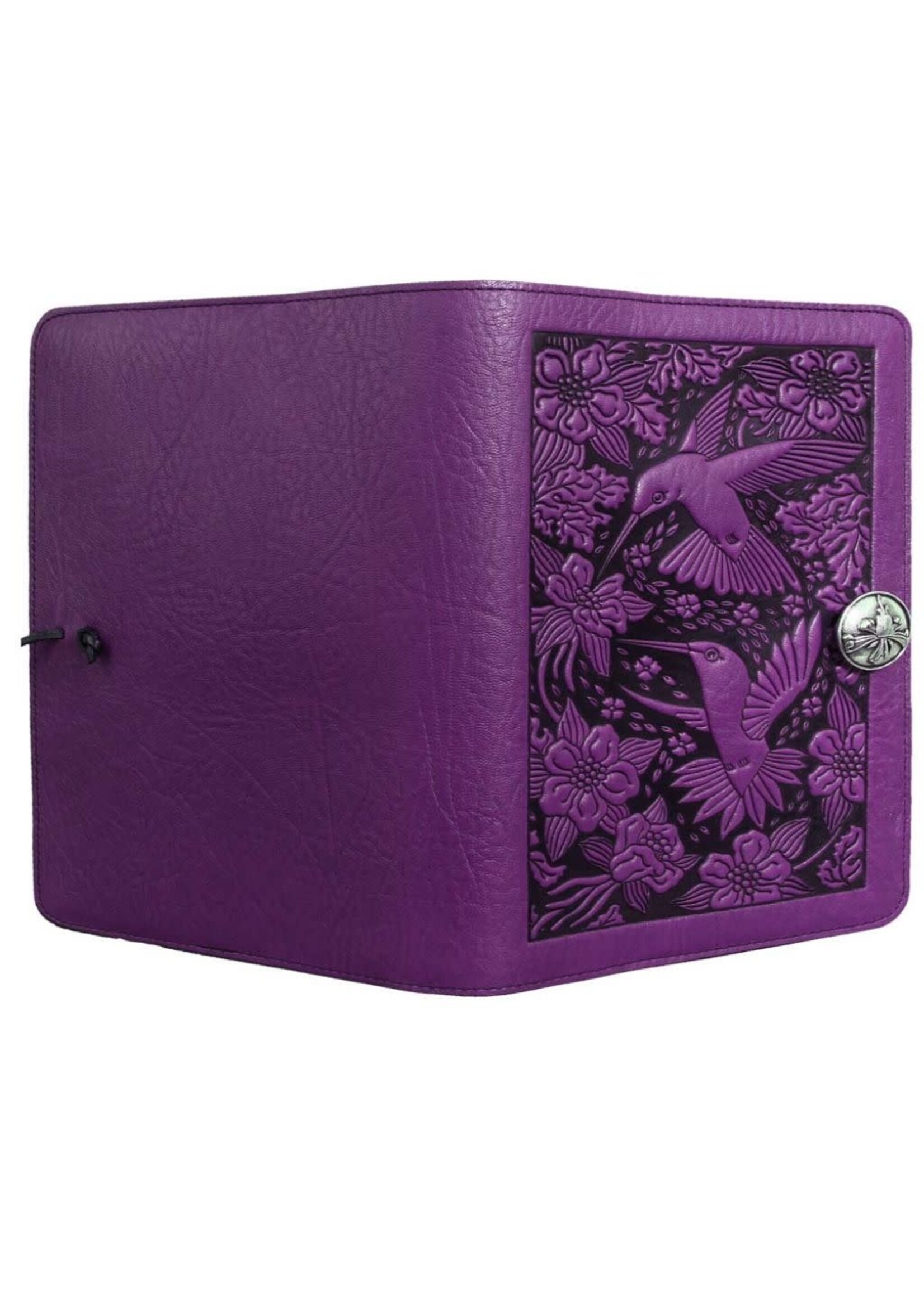 Oberon Design Oberon Small Leather Journal - Hummingbird - Orchid