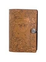 Oberon Design Oberon Large Leather Journal - Bee Garden - Marigold Yellow Oberon Design Oberon Large Leather Journal - Bee Garden - Marigold Yellow