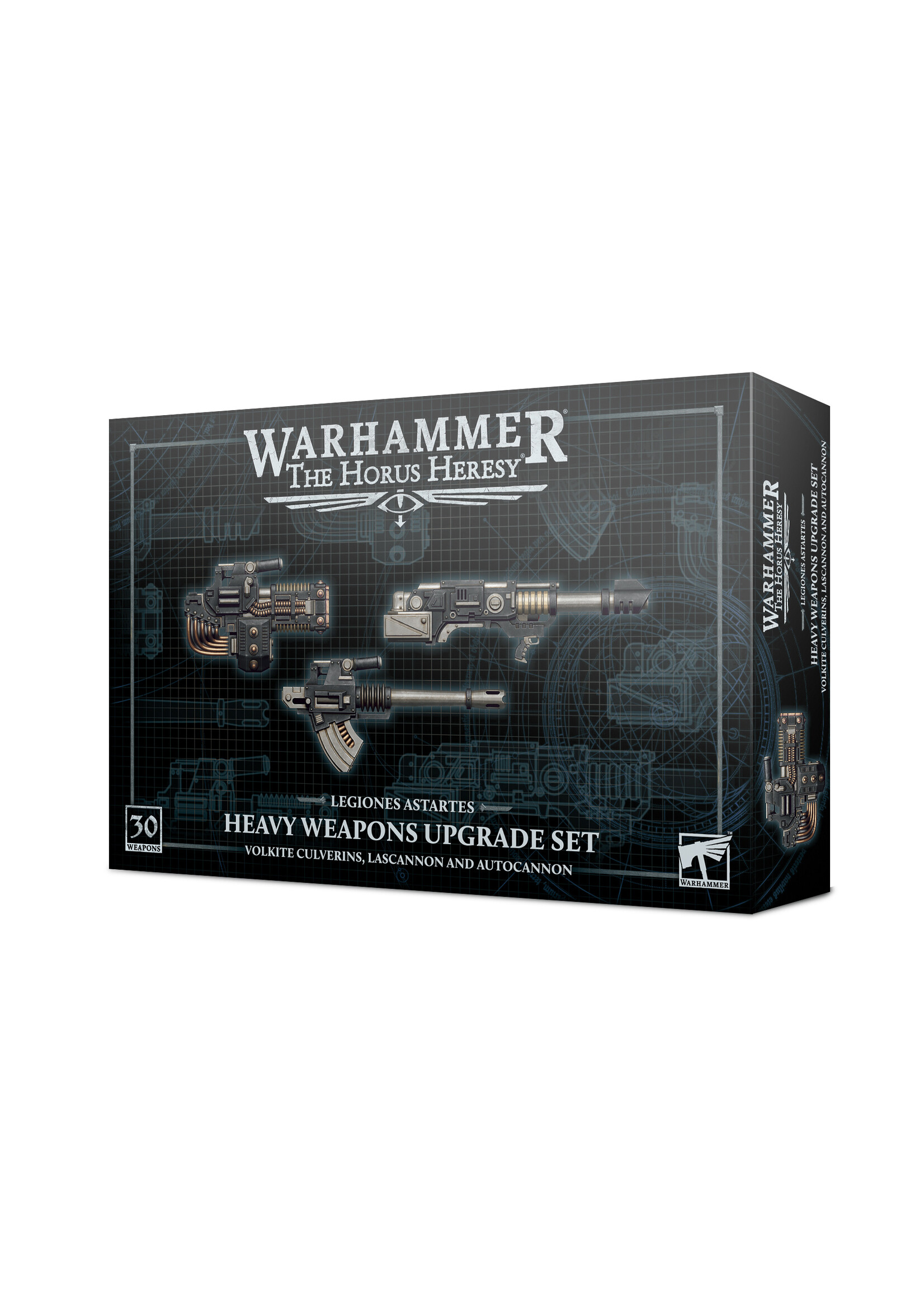 Games Workshop Legiones Astartes:  Heavy Weapons Upgrade Set Volkite Culverins + Lascannon + Plasma Cannon