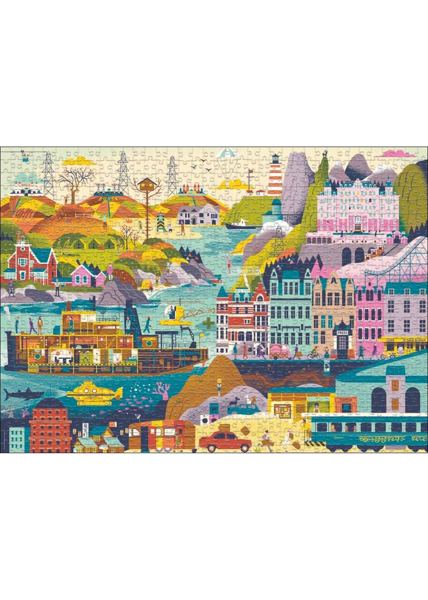 Heye "Wes Anderson Films; Movie Masters" 1000 Piece Puzzle