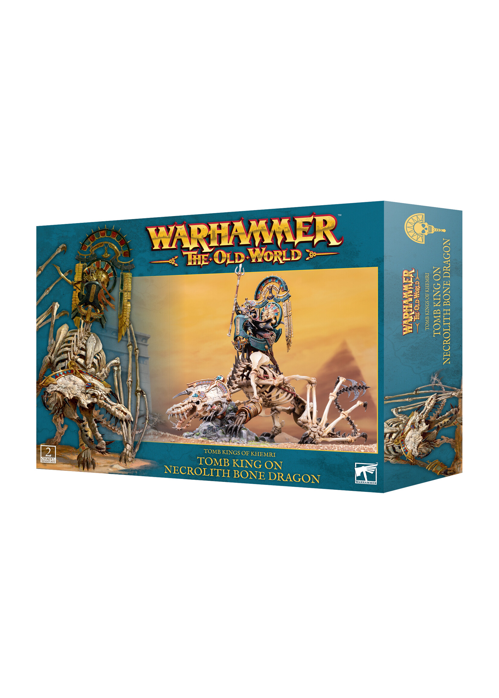 Games Workshop The Old World: Tomb Kings of Khemri- Tomb King on Necrolith Bone Dragon