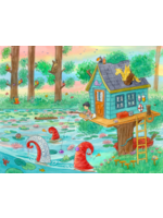 Artifact Puzzles Amariah Rauscher "Henri and the Kraken" Wooden Jigsaw Puzzle