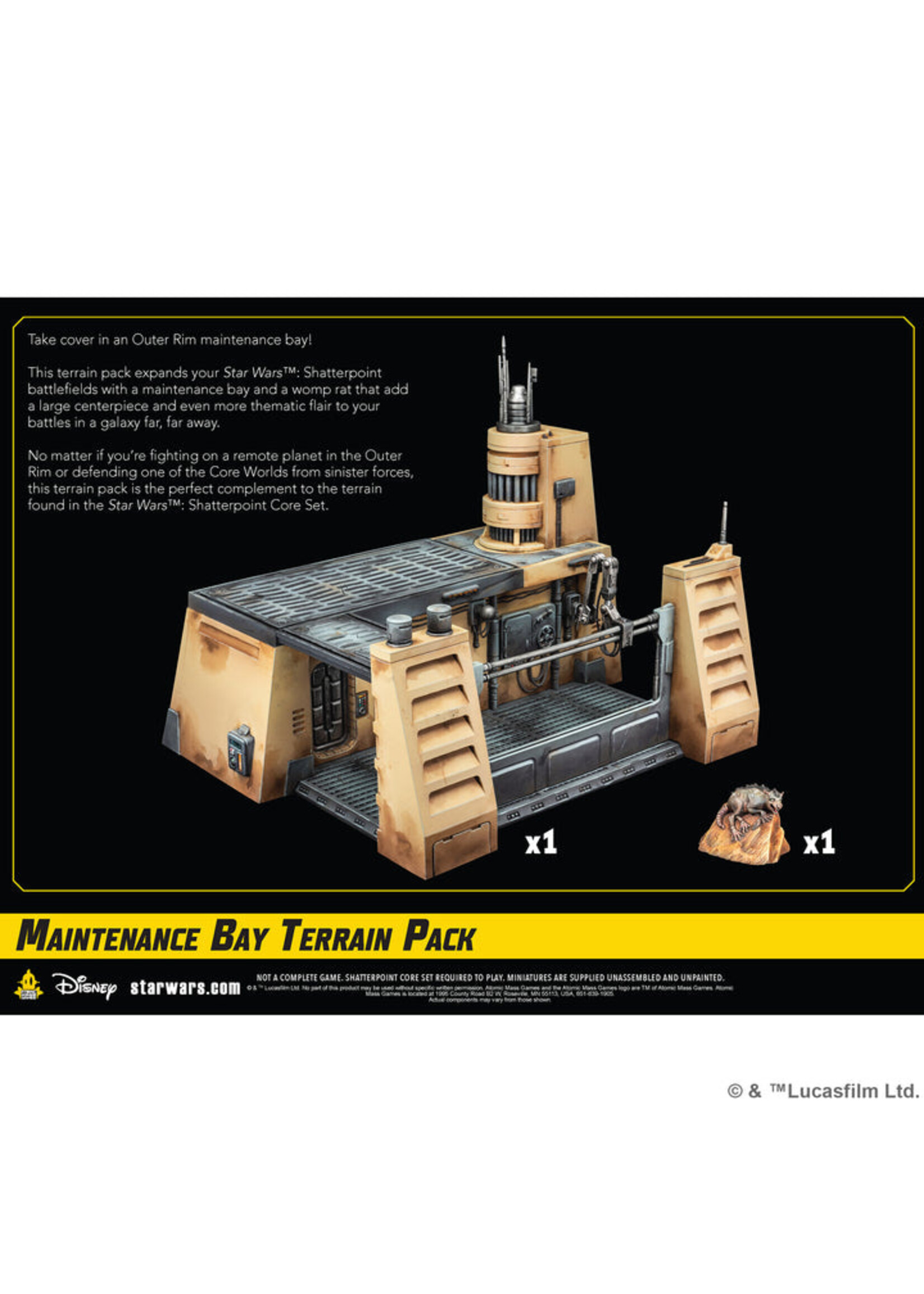 Atomic Mass Games Star Wars: Shatterpoint - Maintenance Bay Terrain