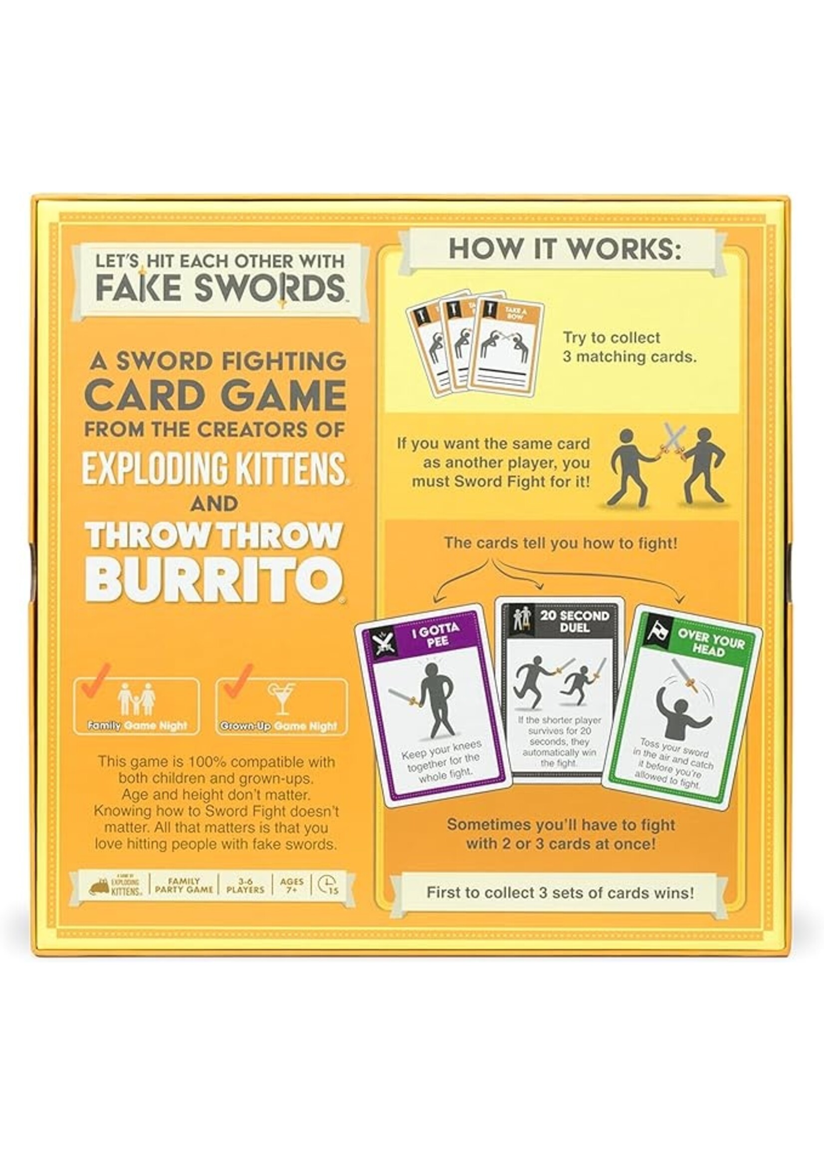 Exploding Kittens, LLC Let's Hit Each Other with Fake Swords