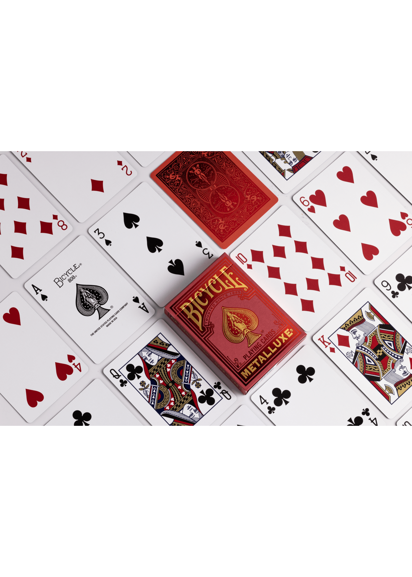 Bicycle Playing Cards Bicycle Playing Cards: Metalluxe Red