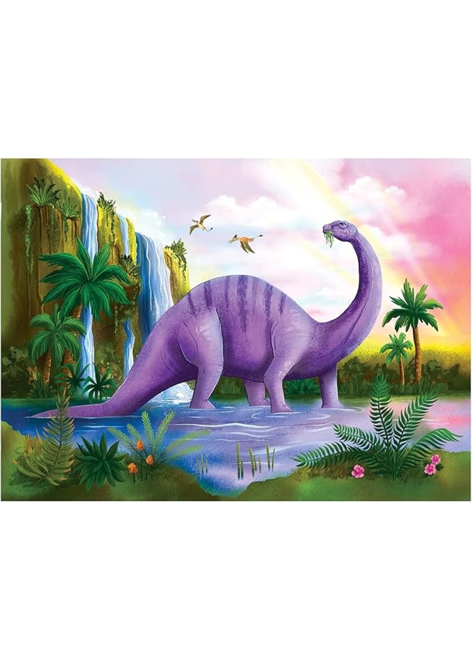 Peaceable Kingdom Dynamite Dinosaurs 4x12piece Puzzle