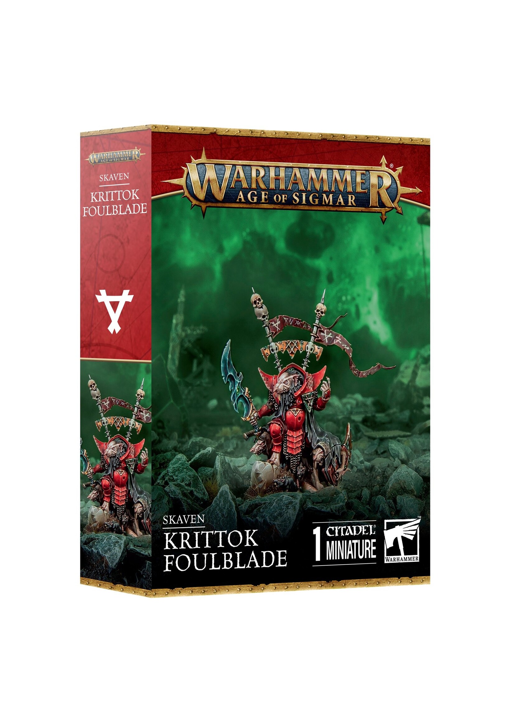 Games Workshop Age of Sigmar: Skaven- Krittok Foulblade