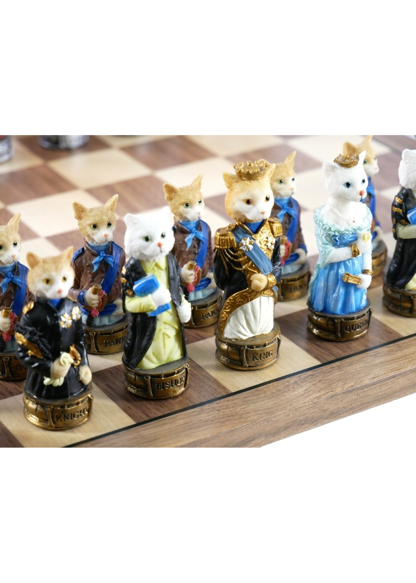 Worldwise Imports Chess Pieces - Cats & Dogs 3" (Resin)