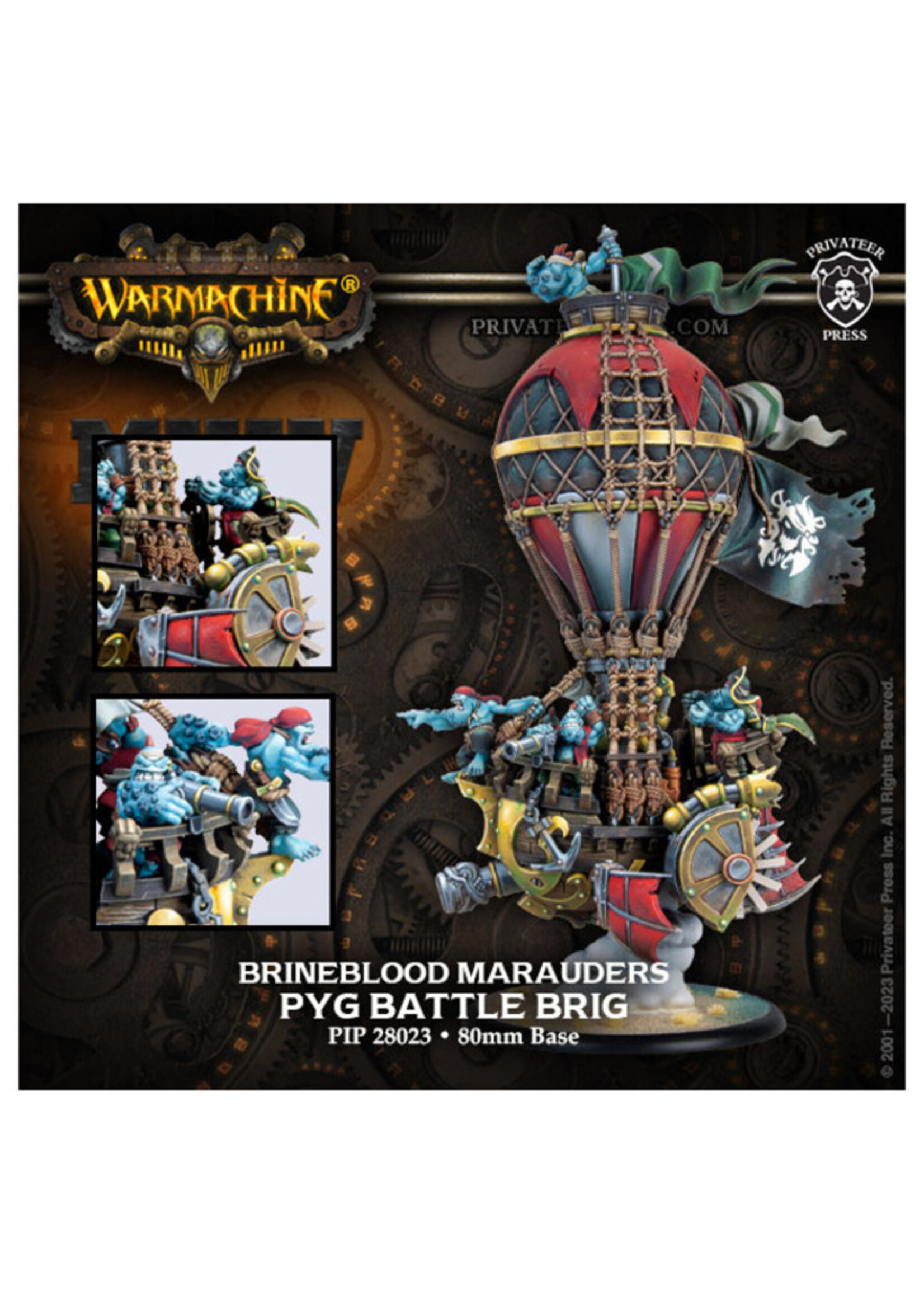 Steamforged Games LTD Warmachine MKIV Brineblood Marauder Pyg Battle Brig
