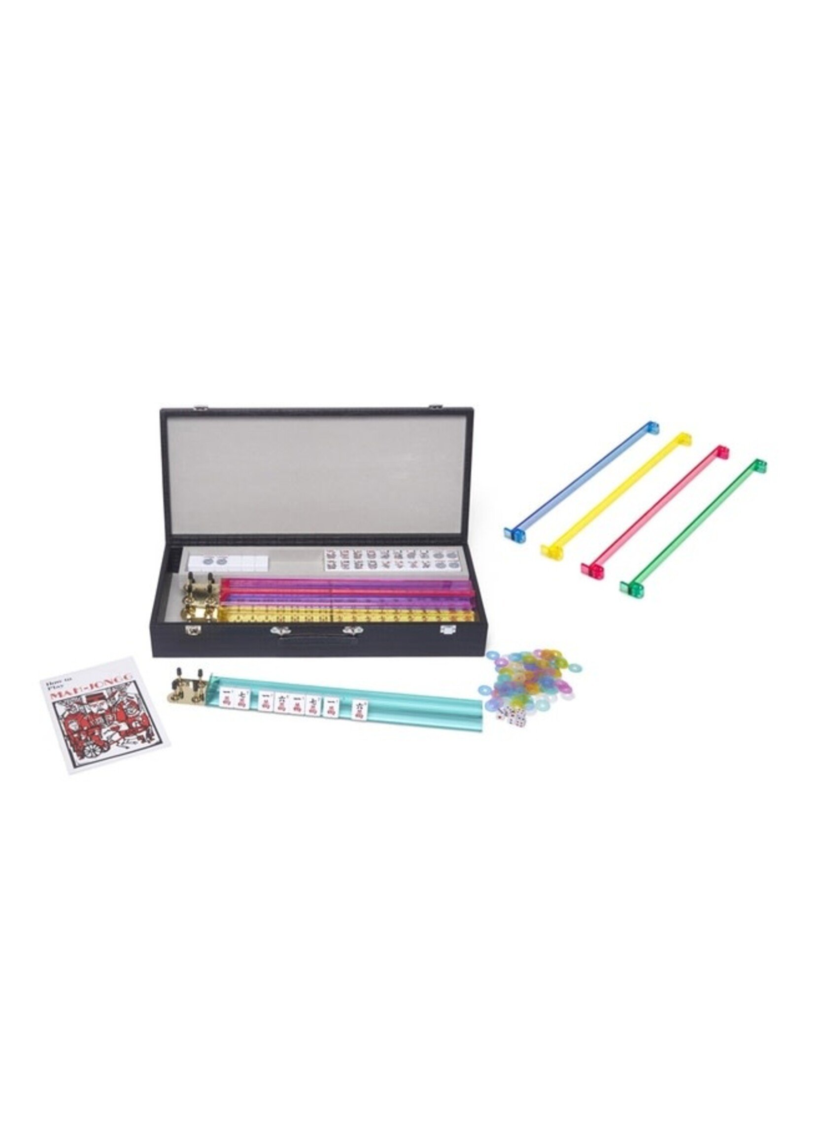 Brouk & Co. Mahjong Set - Black Croc