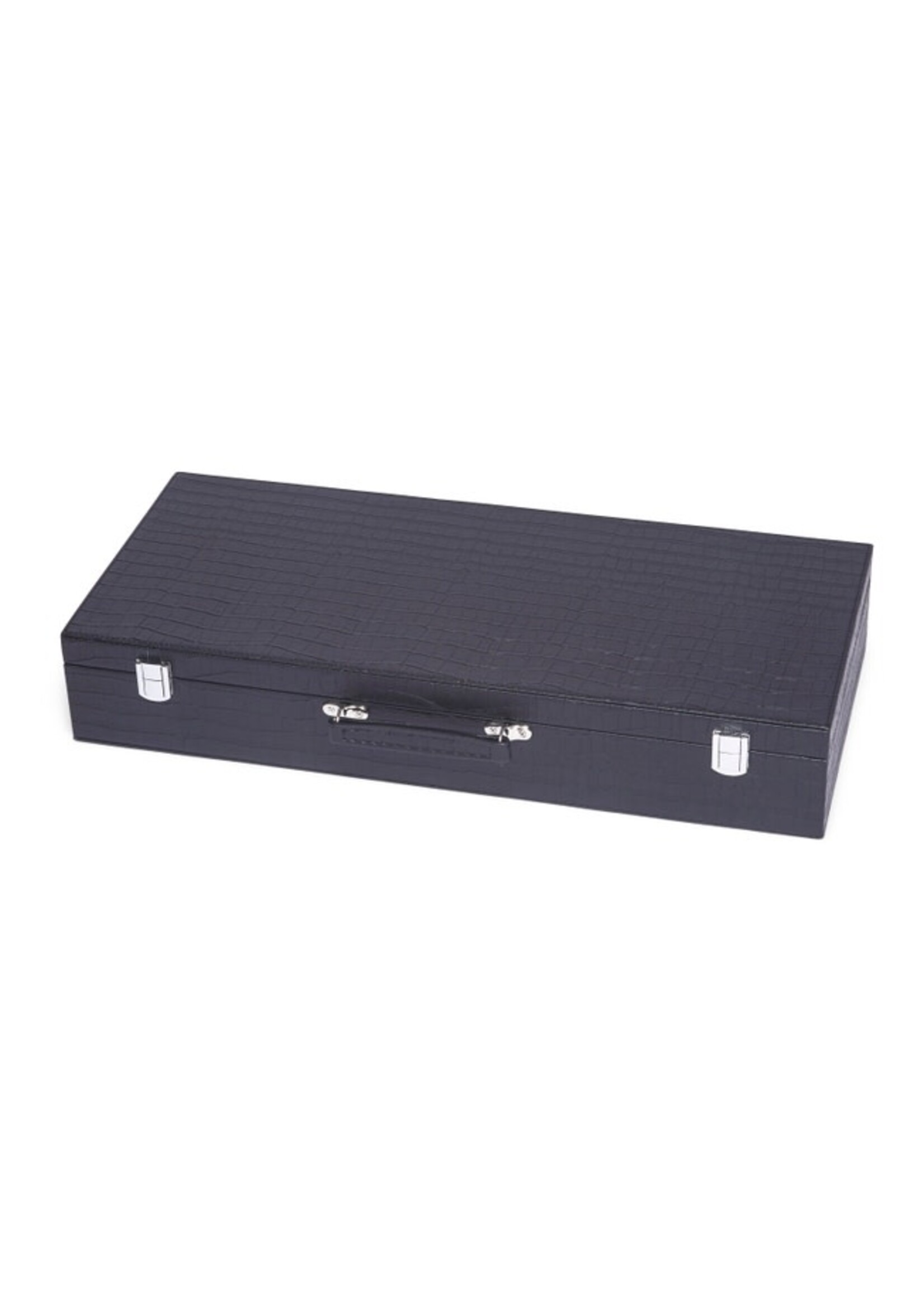 Brouk & Co. Mahjong Set - Black Croc