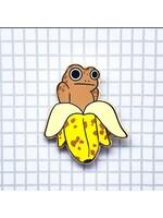 Toku Arts Banana Frog Enamel Pin