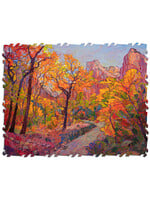 Artifact Puzzles Erin Hanson "Hues of Zion" Wooden Jigsaw Puzzle